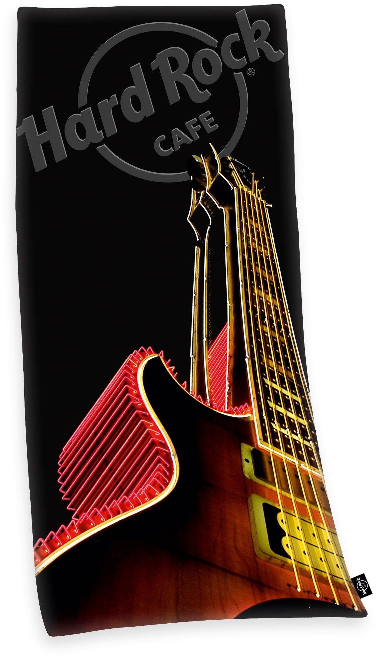 Badetuch »Hard Rock«, (1 St.), mit Gitarre