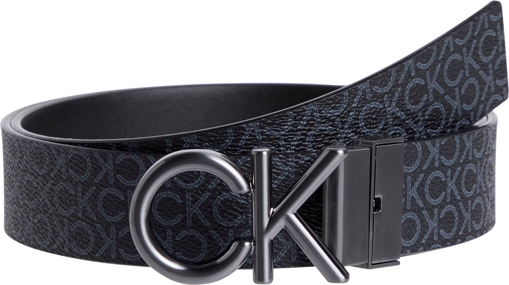 Calvin Klein Wendegürtel »ADJ/REV CK METAL BOMBE MONO 35MM«, im Wendedesign