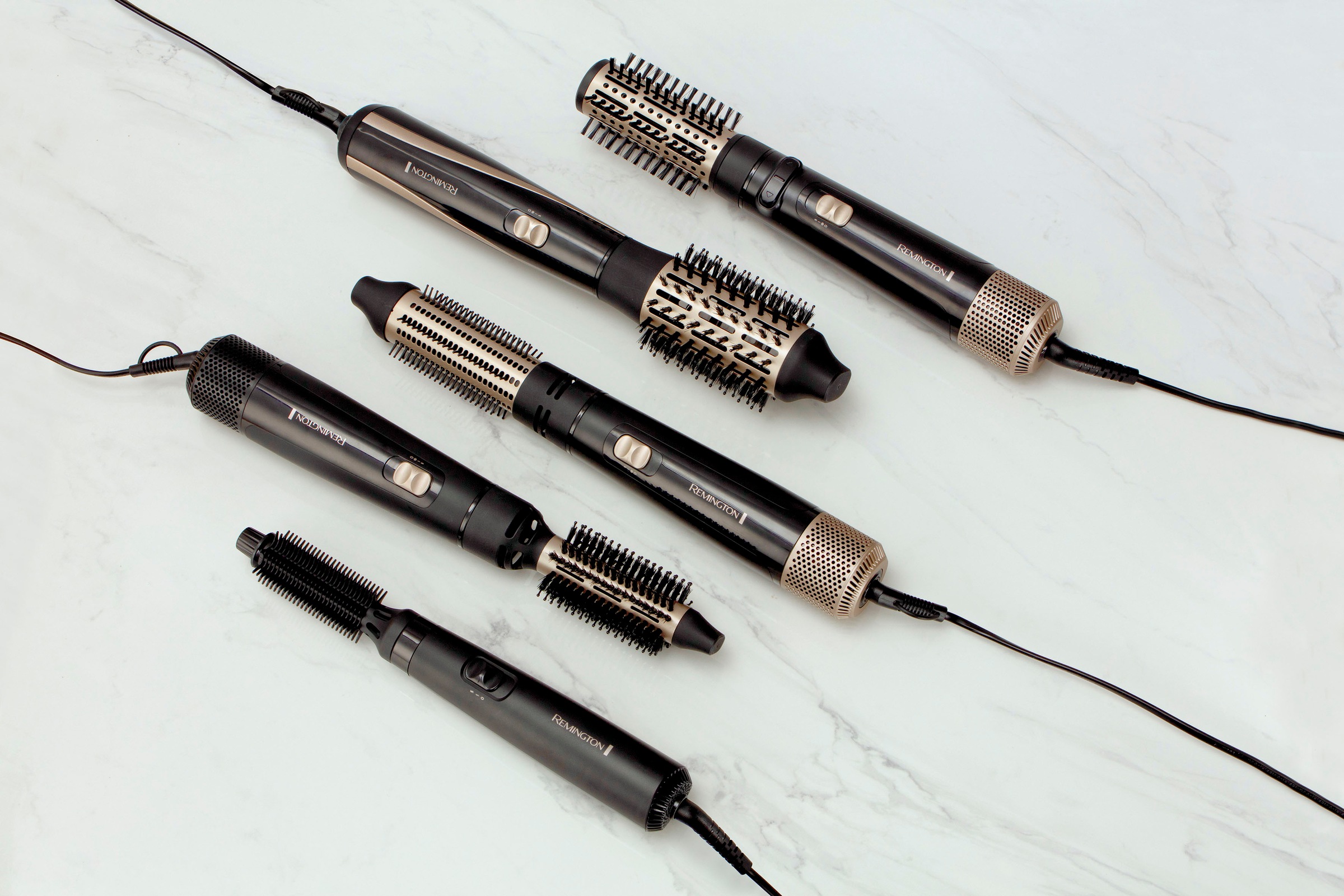 Remington Warmluftbürste »Blow Dry & Style AS7700«, 6 Aufsätze, Airstyler/Rund-&Lockenbürste für kurze, mittellange & lange Haare