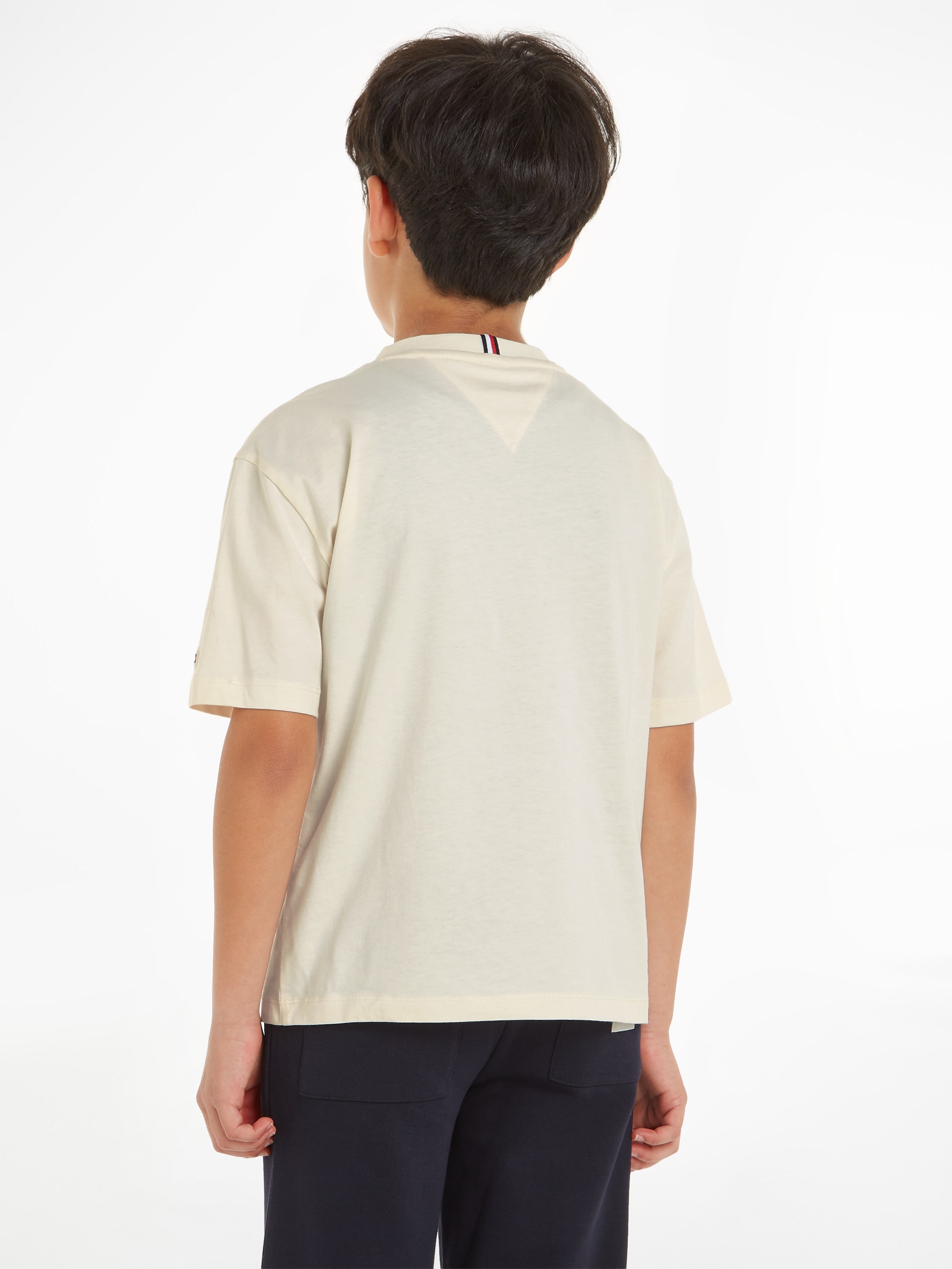 Tommy Hilfiger T-Shirt »U MONOTYPE TEE S/S«, mit großer Logo-Stickerei