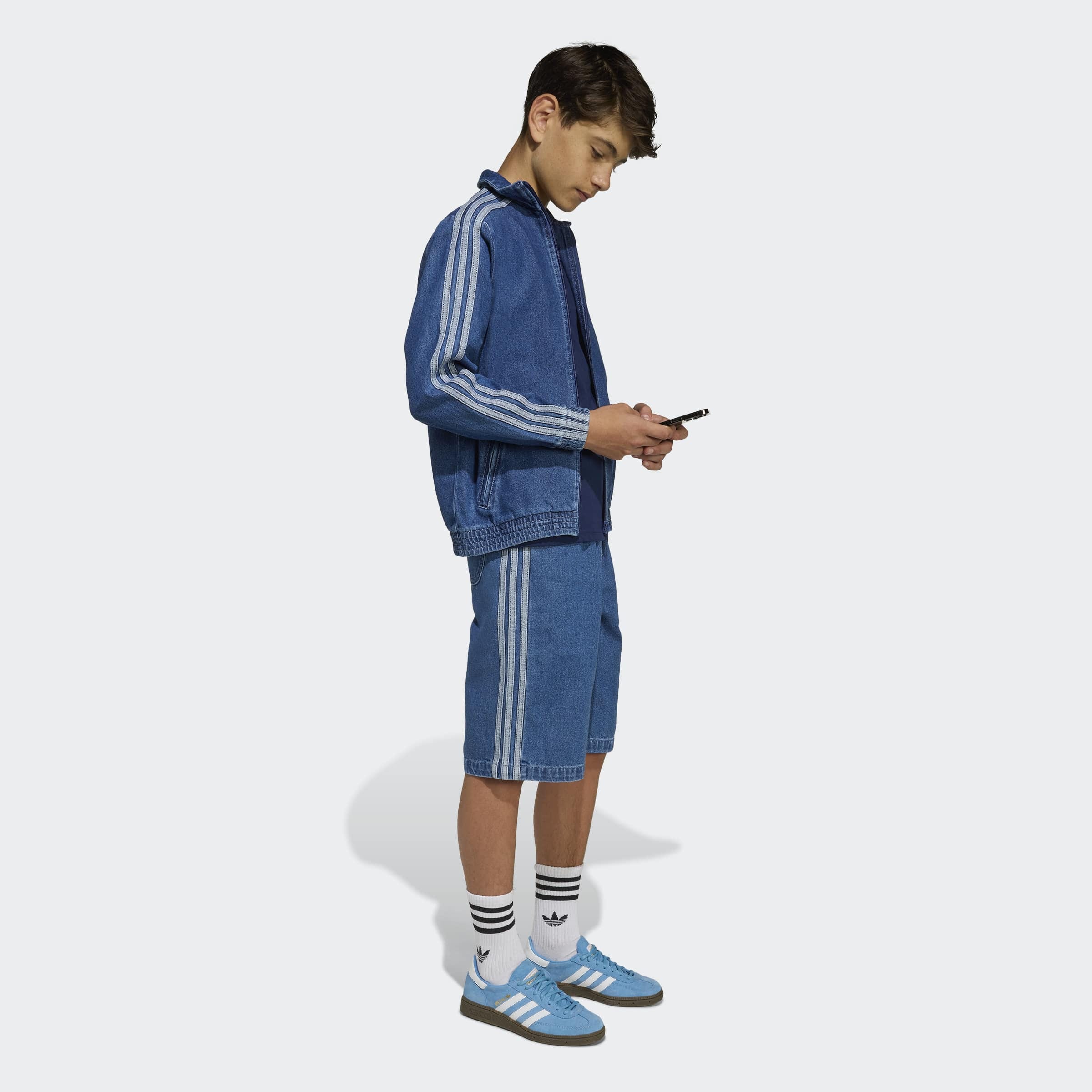 adidas Originals Jeansjacke »FIREBIRD TRACK AUS DENIM«