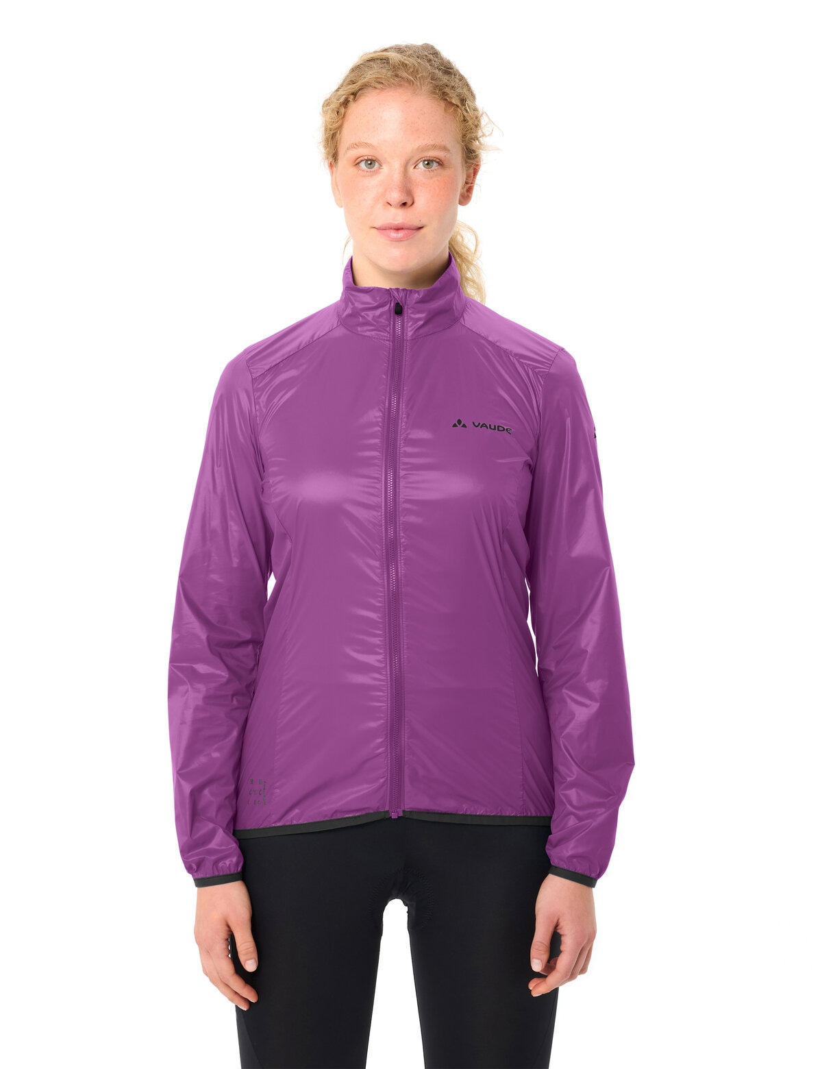 VAUDE Fahrradjacke »Women's Matera Air Jacket« ohne Kapuze mit hochschließendem Kragen, winddicht und wasserabweisend, Slim Fit
