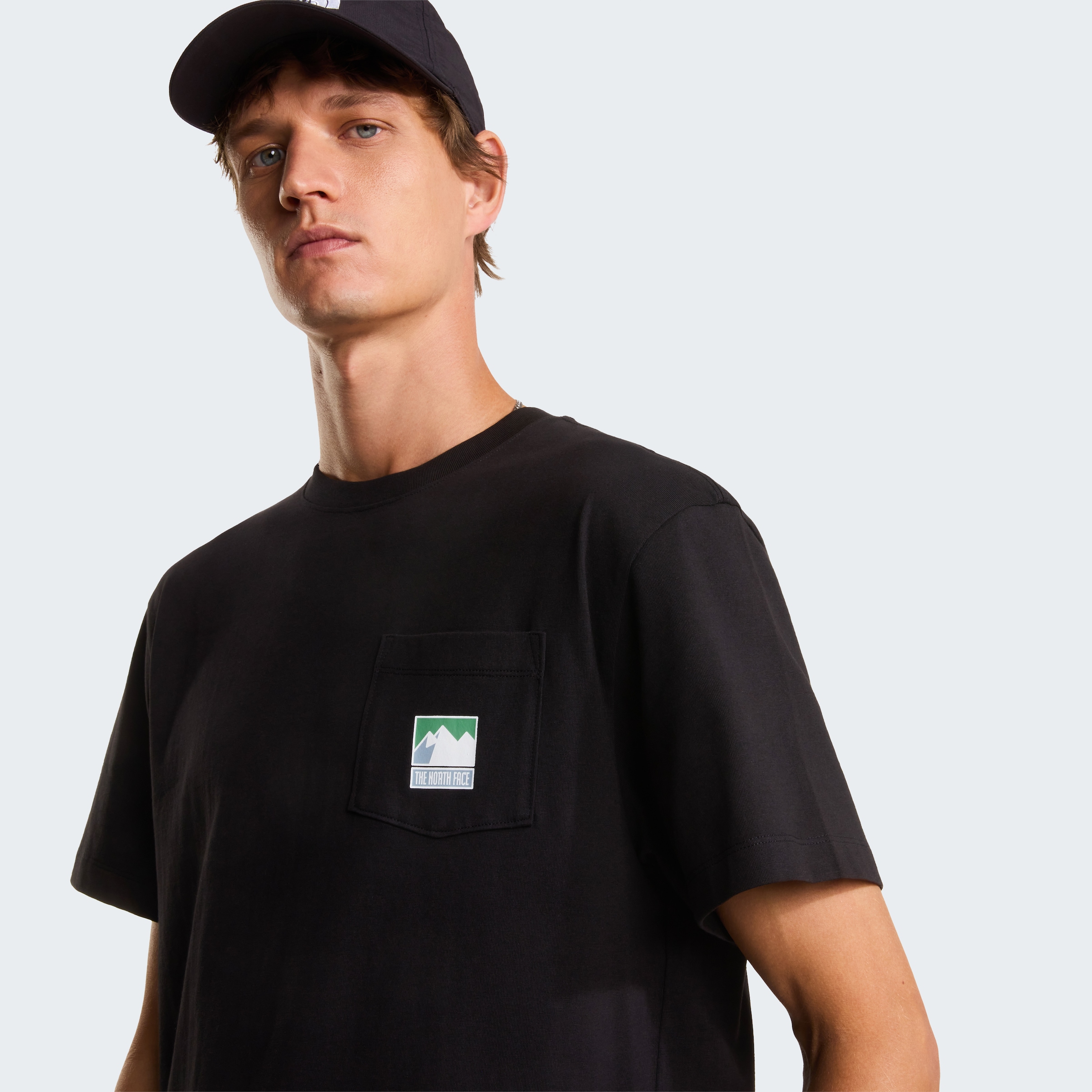 The North Face T-Shirt »M MOUNTAIN LOGO RELAXED SHORT SLEEVE TEE-GRAPHIC« sportlicher Stil, für sportliche Aktivitäten und Outdoor-Abenteuer