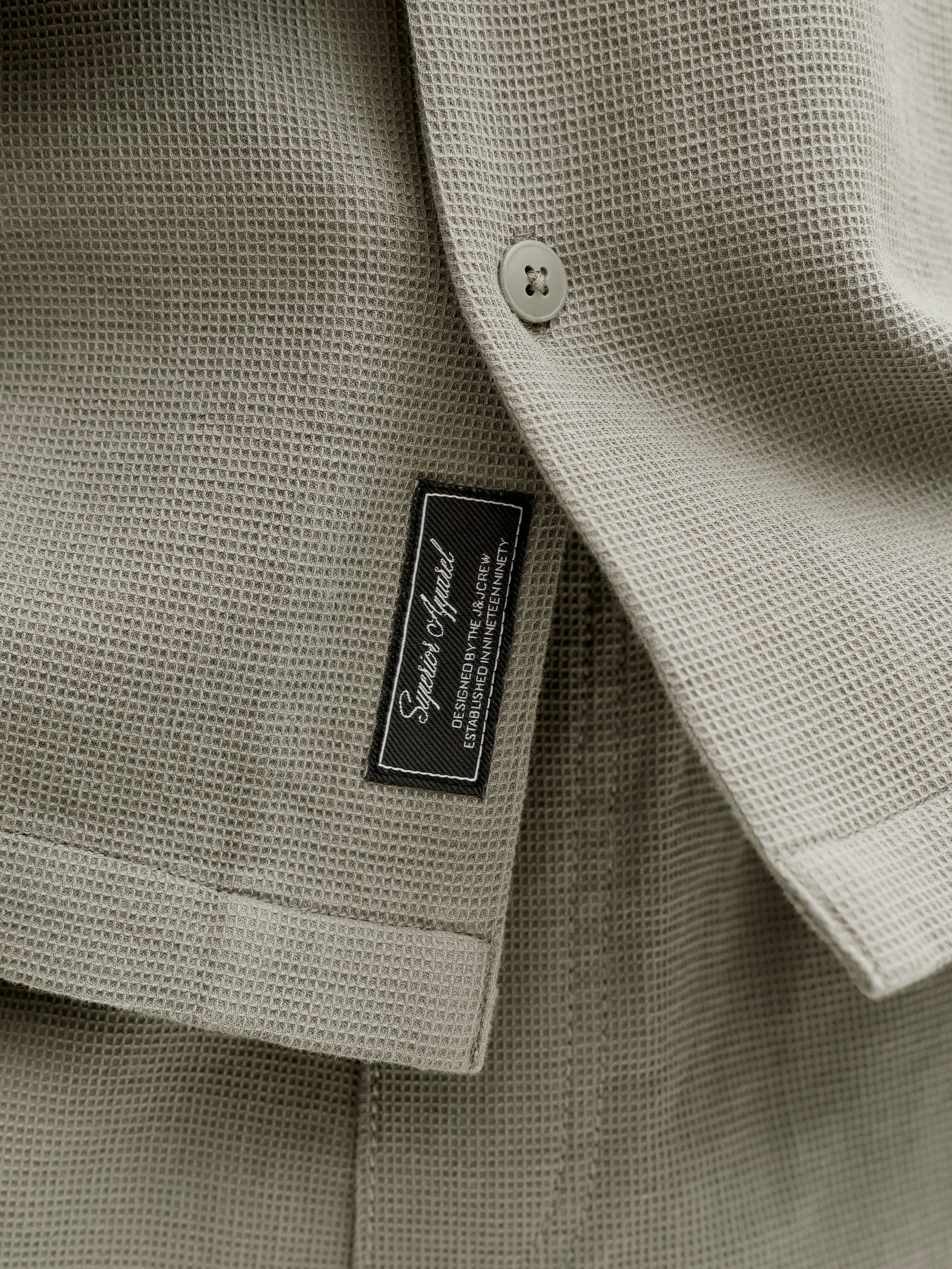 Jack & Jones Kurzarmhemd »JJGLOBAL WAFFLE RESORT SHIRT SS« mit Resort Kragen