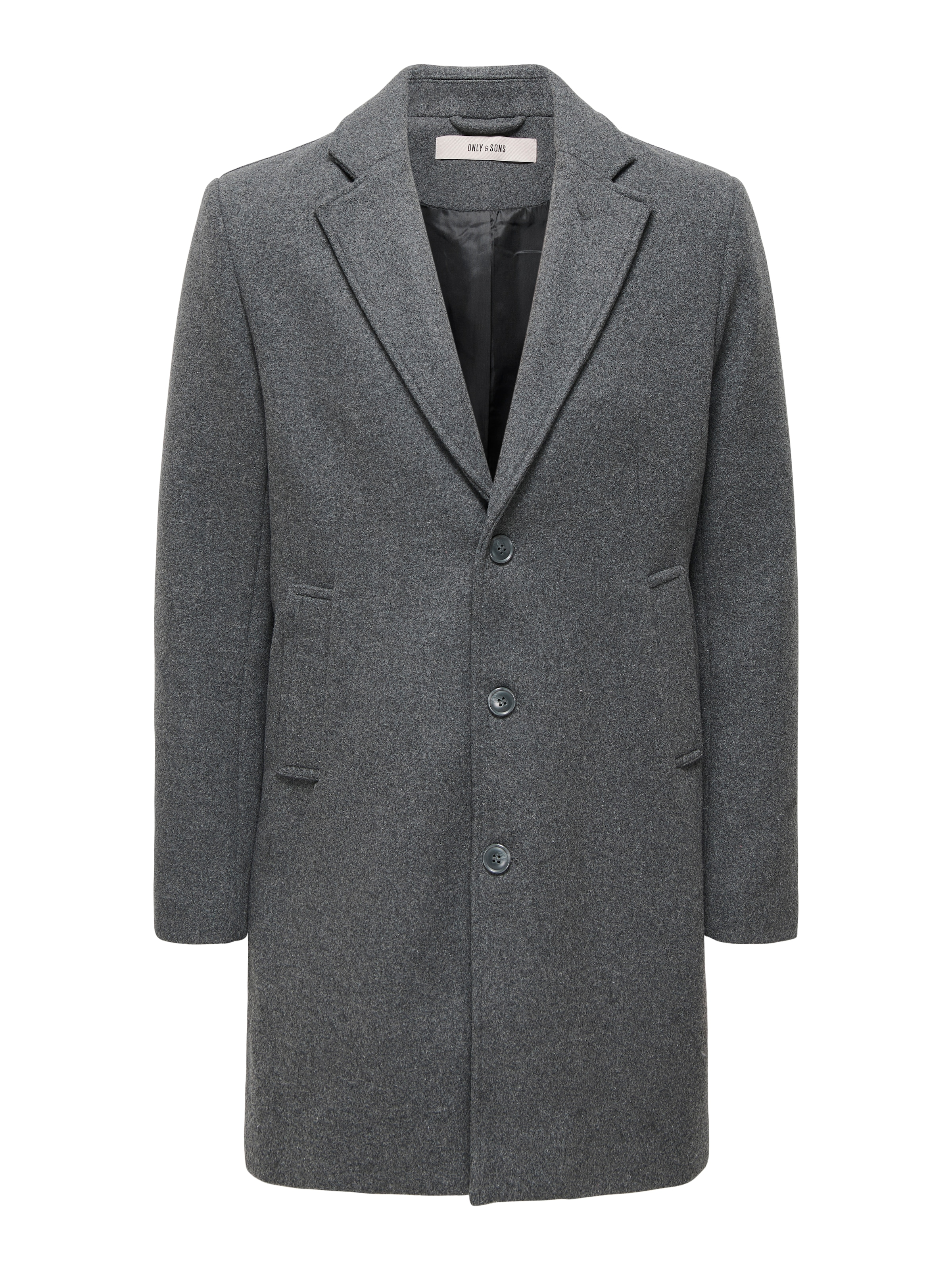 ONLY & SONS Langmantel »ONSMATTHEW WOOL COAT OTW NOOS«, mit Wolle
