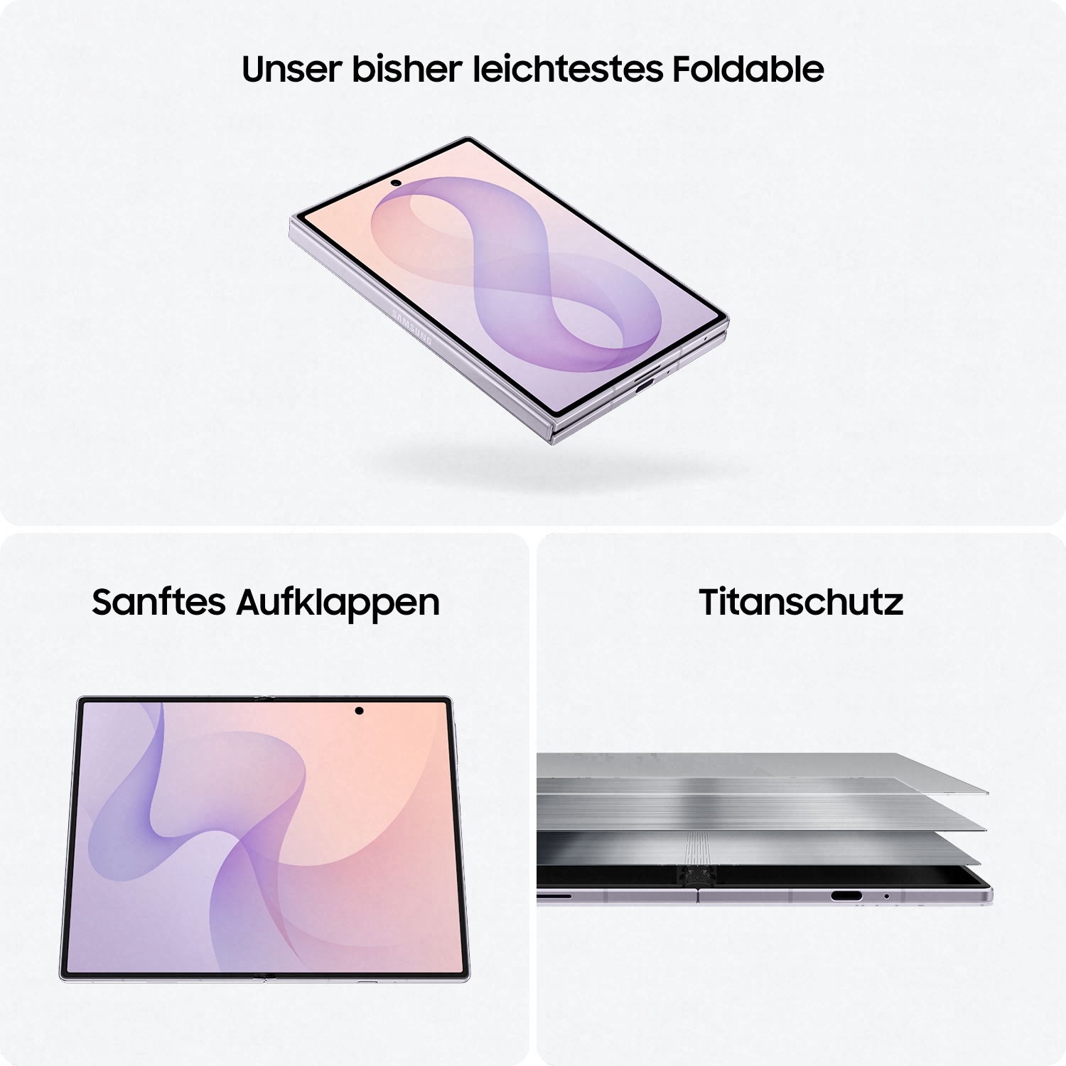 Samsung Smartphone »Galaxy Z Fold8« Lavender