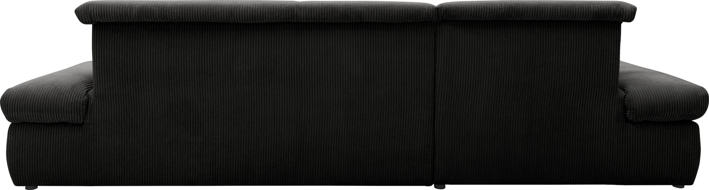 DOMO collection Ecksofa »Moric Luxus - B/T/H 300/172/80 cm, XXL-Format«, L-Form, 140kg Belastung/Sitz, in Cord, Chenille, Kunstleder