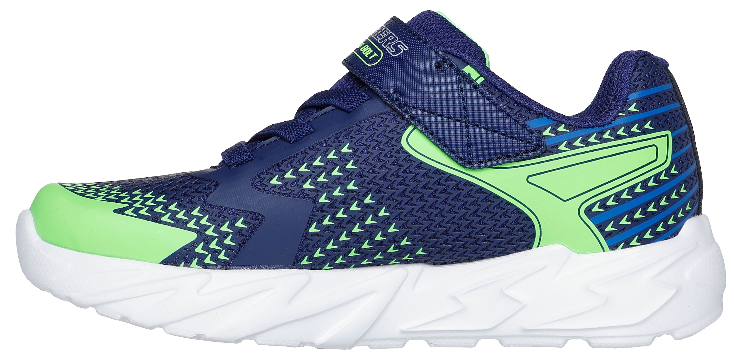 Skechers Slip-On Sneaker »FLEX-GLOW 3.0«  , Sneaker, Klettschuh, Kindergartenschuh mit auffälliger Sohle