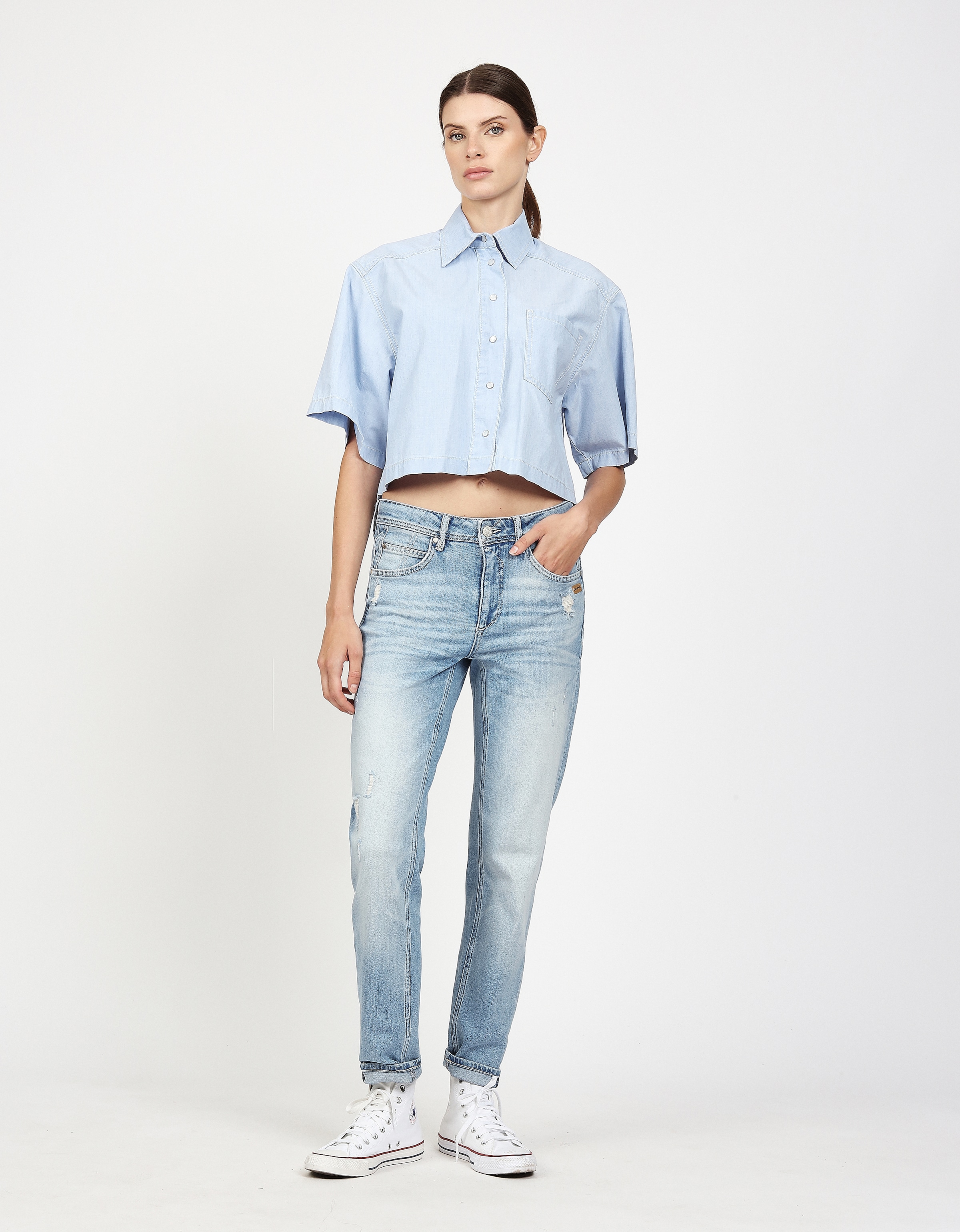 GANG 5-Pocket-Jeans »94ADELA« im Relaxed Fit