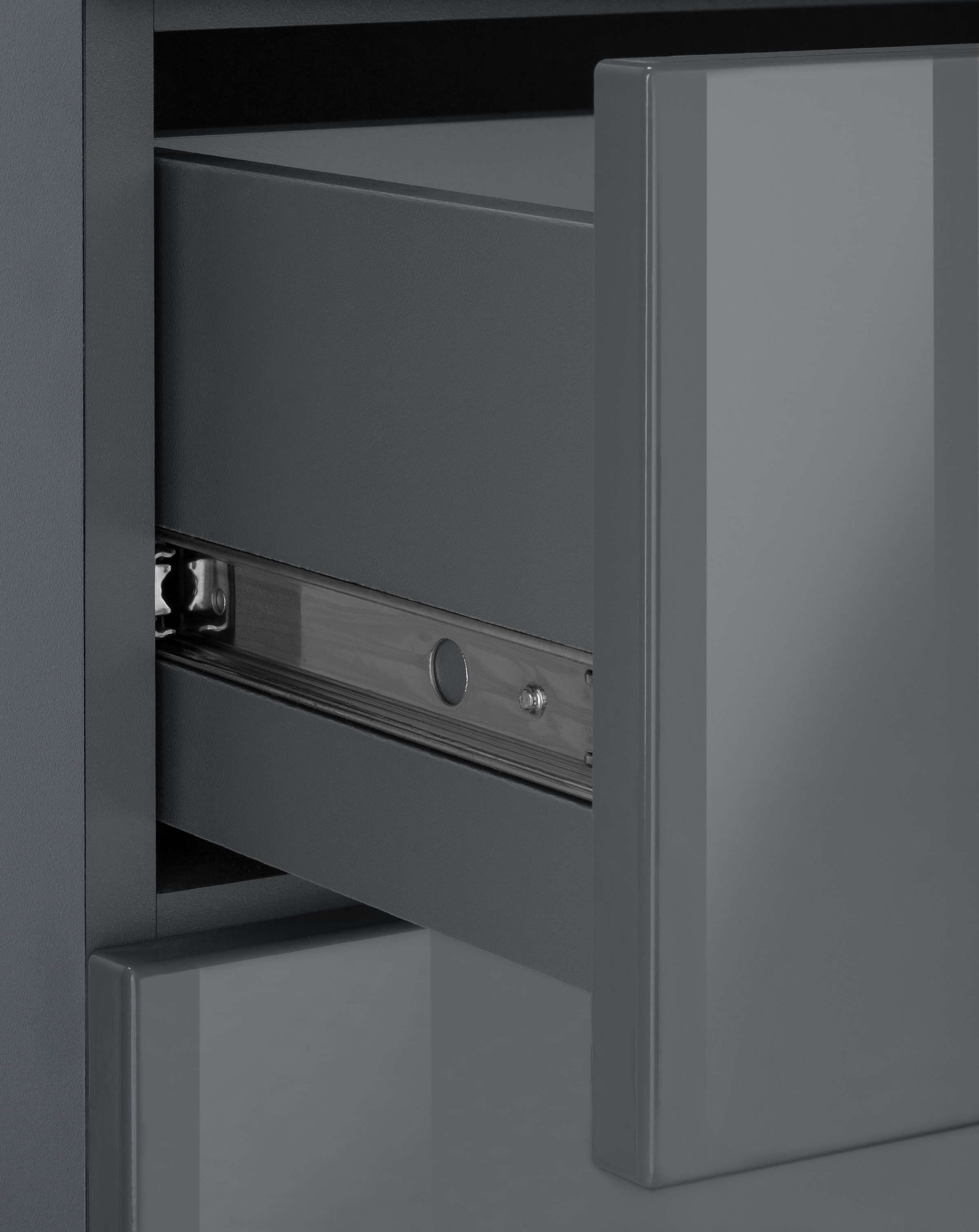welltime Midischrank »Avena« Standschrank mit 4 Türen, 1 Schublade - (B/T/H) 73/31/130 cm