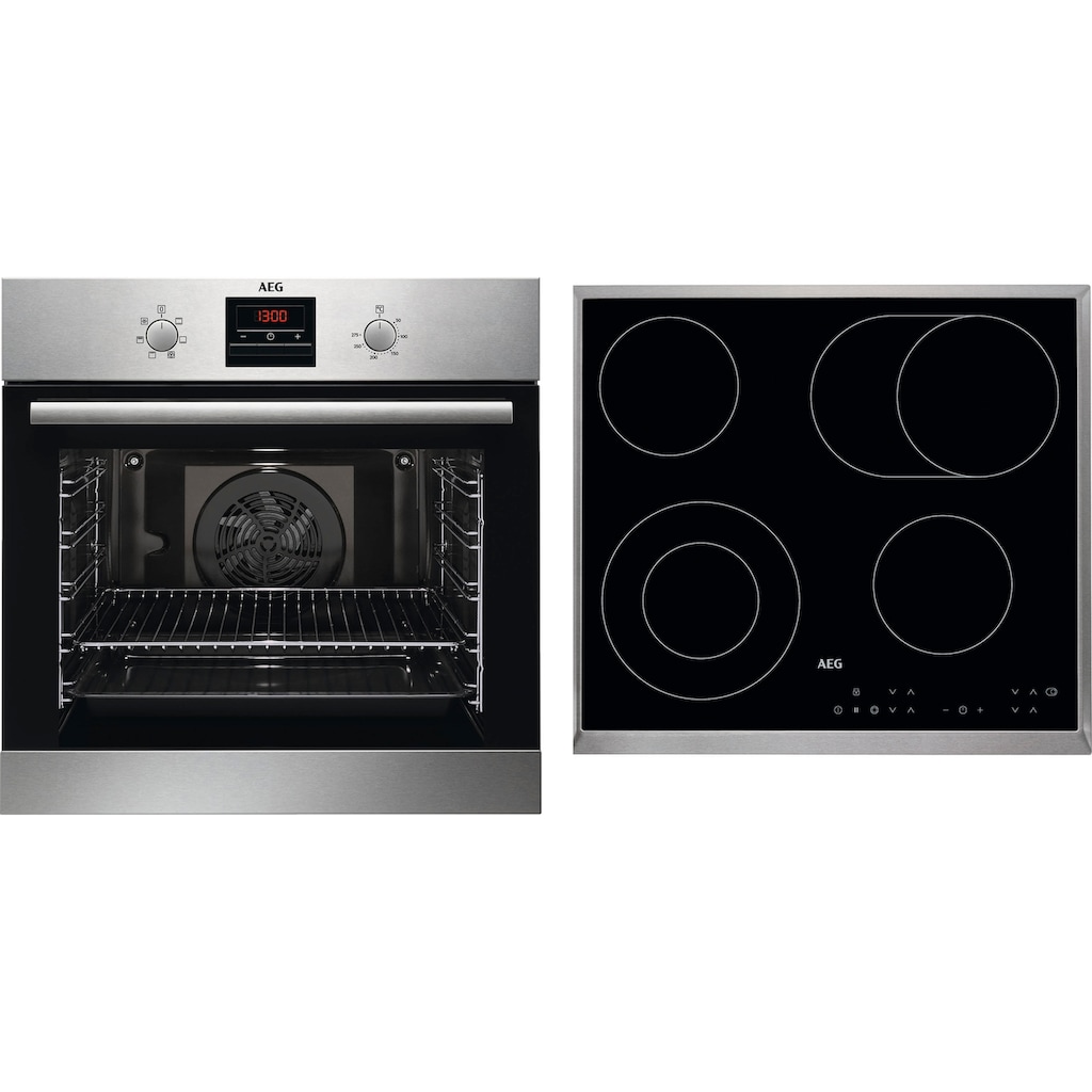 AEG Backofen-Set »TEAMHHB«, BES33101ZM, mit Teleskopauszug nachrüstbar