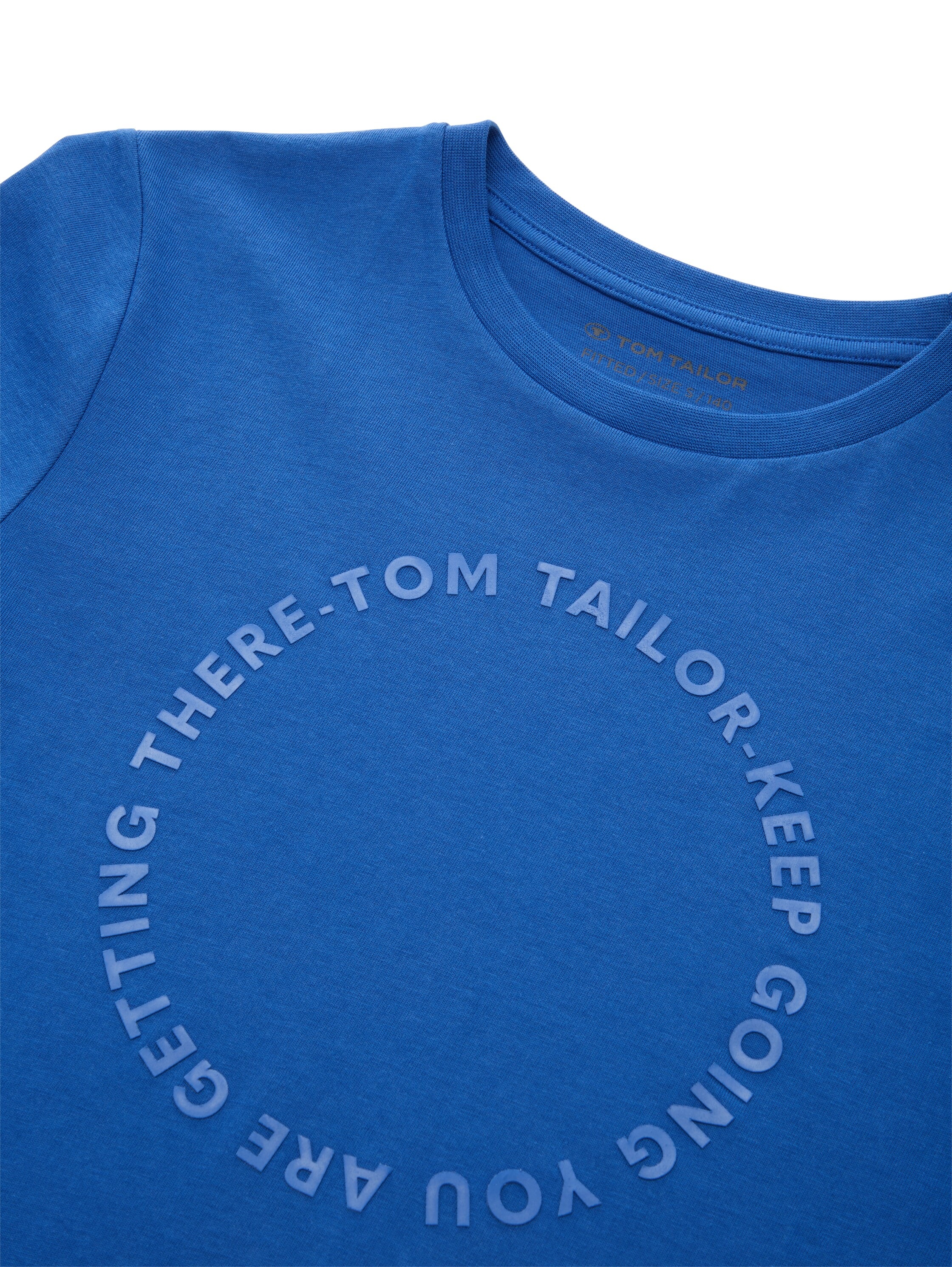 TOM TAILOR T-Shirt, (Packung, 2 tlg.), mit Print