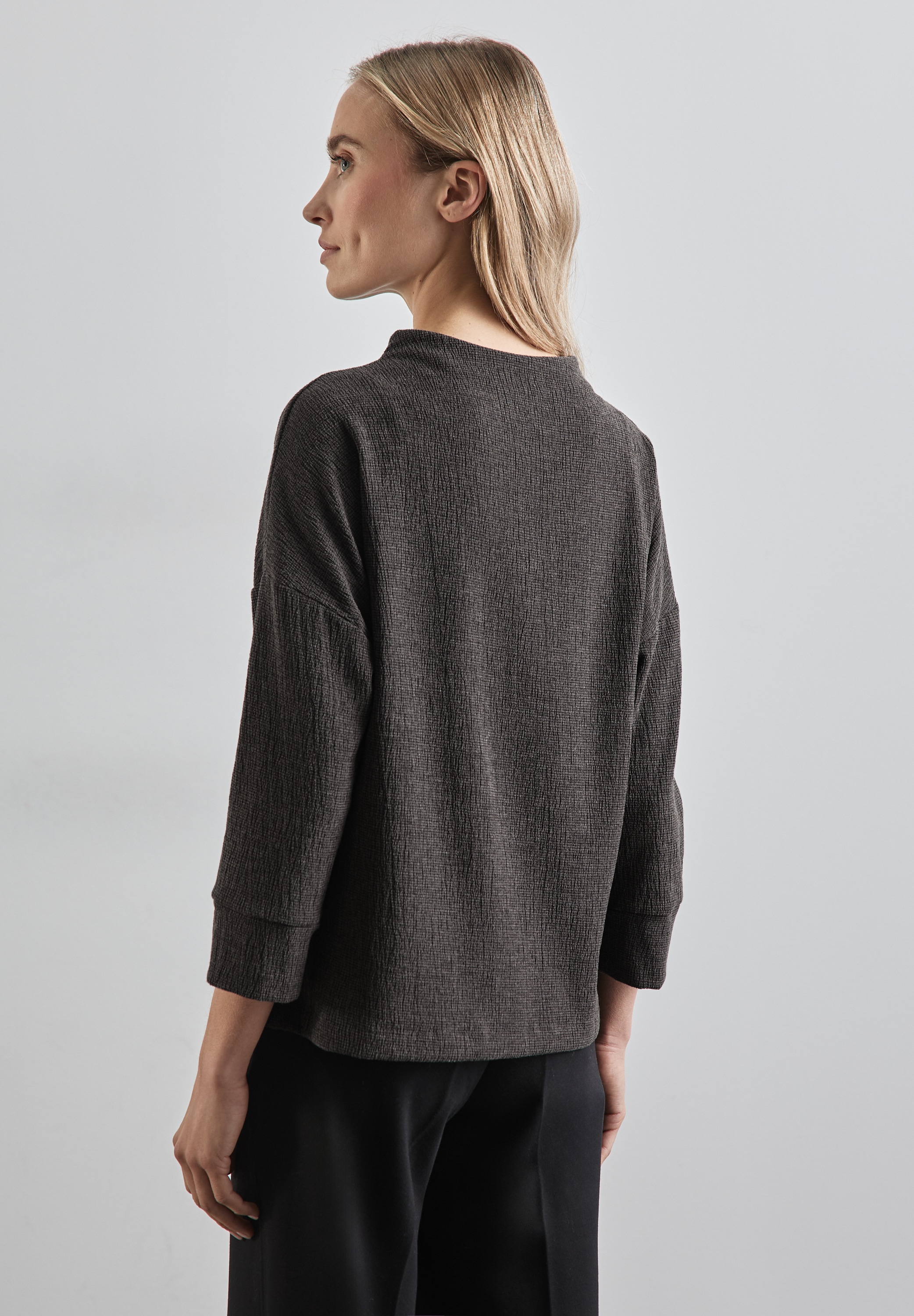 STREET ONE 3/4-Arm-Shirt, mit Struktur