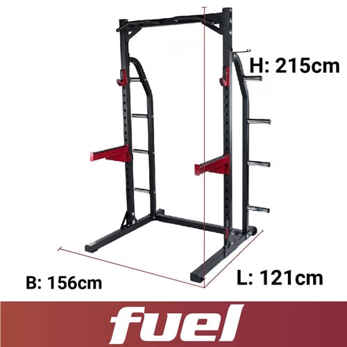 Fuel Fitness Heimtrainer »FUEL Fitness HR400 Half Cage mit Scheibenständer, bis 272 kg«