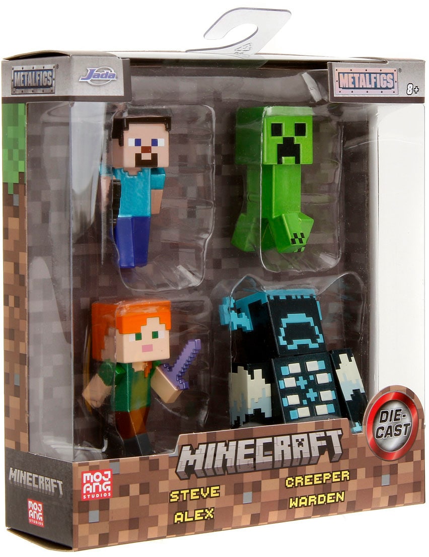 JADA Spielfigur »Minecraft«, (Set, 4 tlg.)