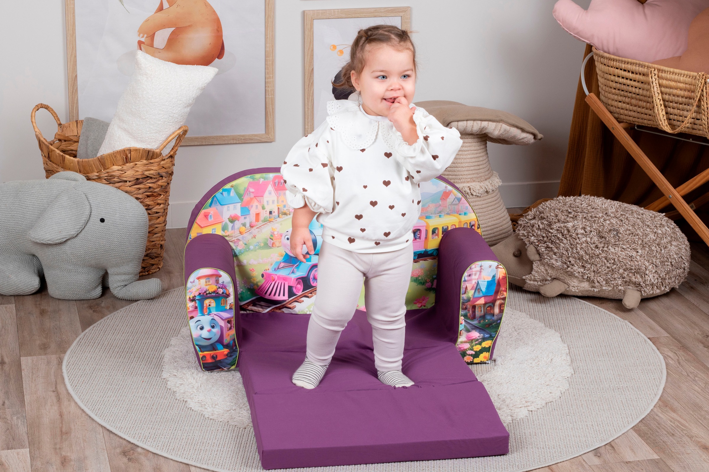 Knorrtoys® Sofa »Happy train« für Kinder; Made in Europe