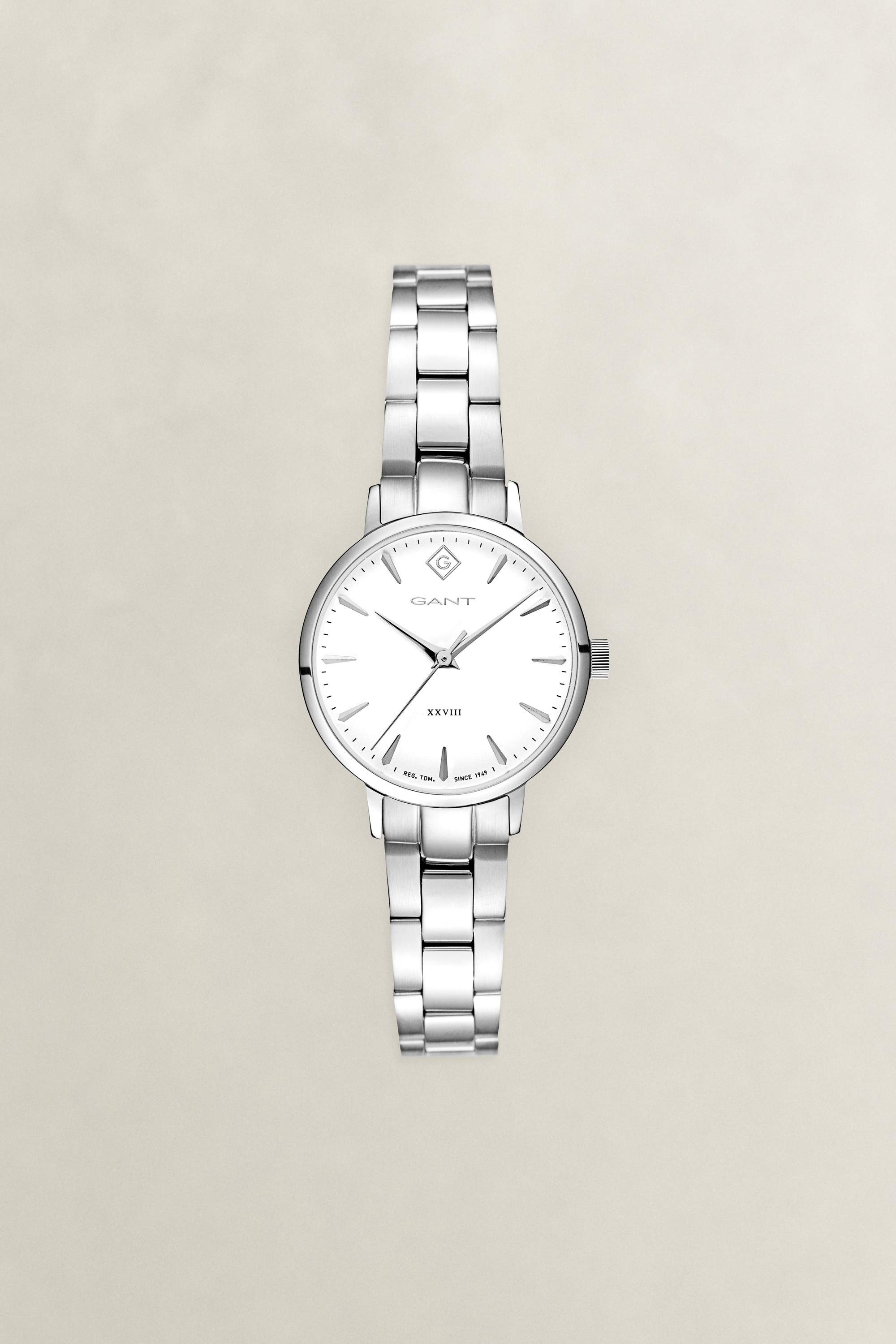 Gant Quarzuhr »Park Avenue 28« Armbanduhr, Damenuhr, Edelstahlarmband, analog