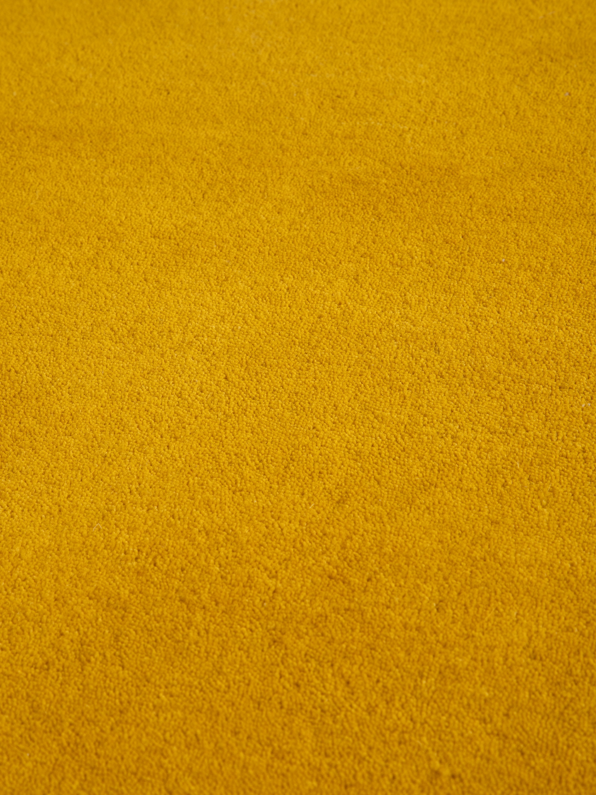 carpetfine Wollteppich »Gabbeh Lola Uni«, rechteckig, 14 mm Höhe, mit natürlichem Pflanzenmaterial von Hand gewebt, auch in Rund