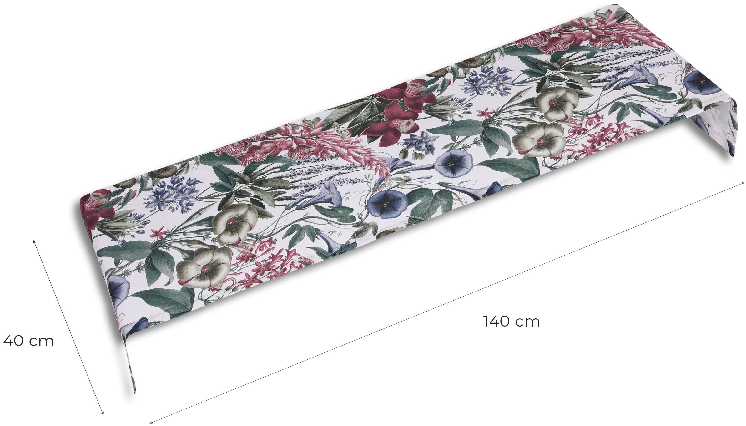 GO-DE Tischläufer, Maße ca.: 40 cm x 140 cm