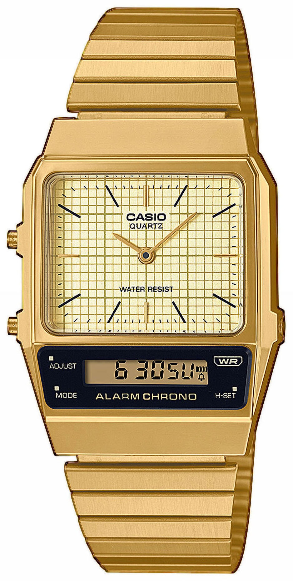 CASIO VINTAGE Chronograph »AQ-800EG-9AEF«, Quarzuhr, Armbanduhr, Damen, Herren, digital, retro, Stoppfunktion