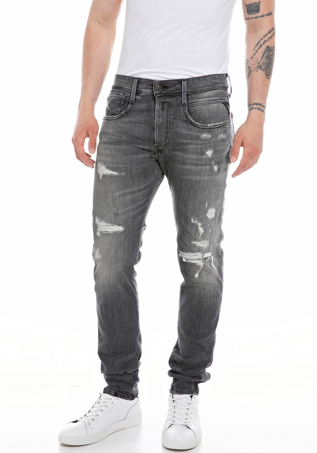 Replay Slim-fit-Jeans »ANBASS HYPERFLEX BIO«