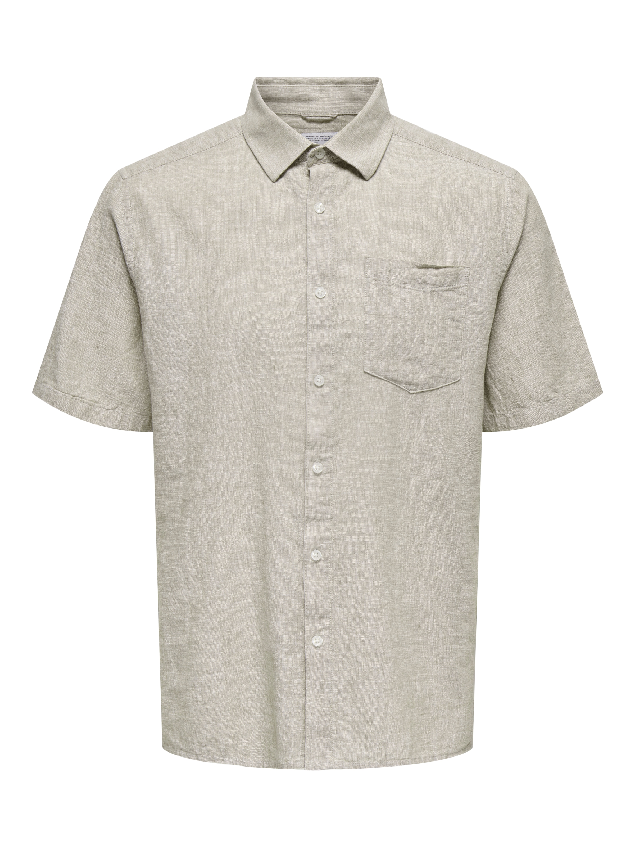 ONLY & SONS Kurzarmhemd »ONSCAIDEN LIFE REG SS 1 PKT SHIRT«