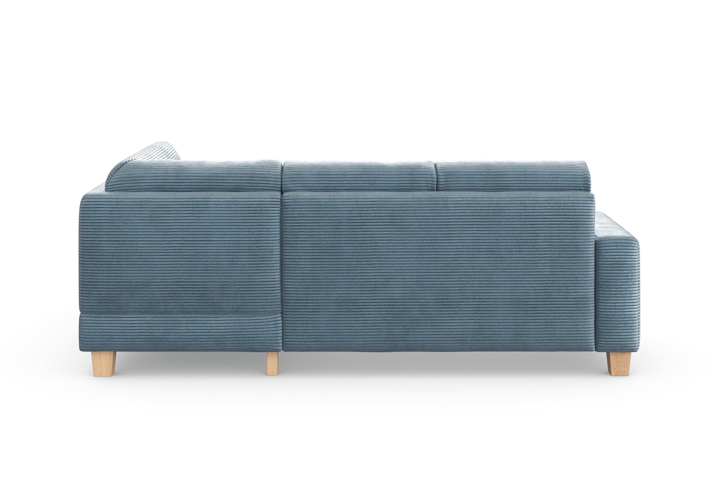 Home affaire Ecksofa »Summer L-Form«, mit Ottomane, wahlweise mit Bettfunktion und Bettkasten, Cord-Bezug