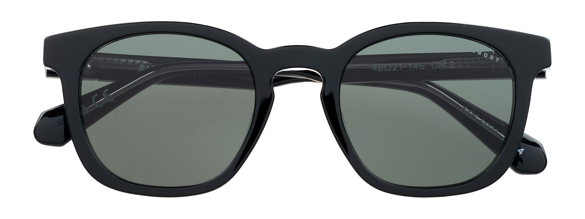 Superdry Sonnenbrille »Modell 996091« Form Rund, Logoschriftzug auf Bügel, Kunststofffassung