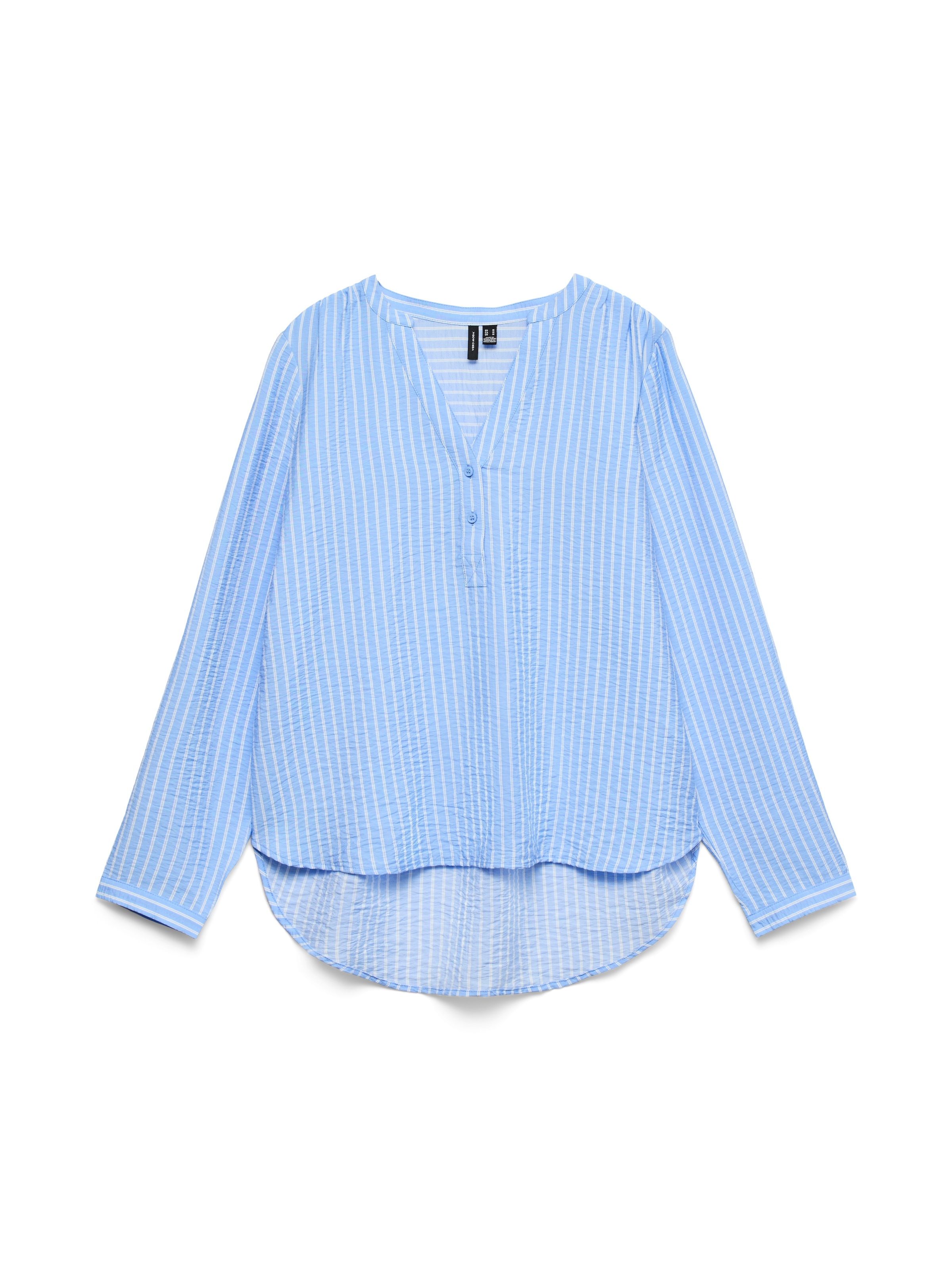 Vero Moda Blusenshirt »VMKAJA LS V-NECK FOLD-UP TOP WVN« mit Raglan-Ärmeln