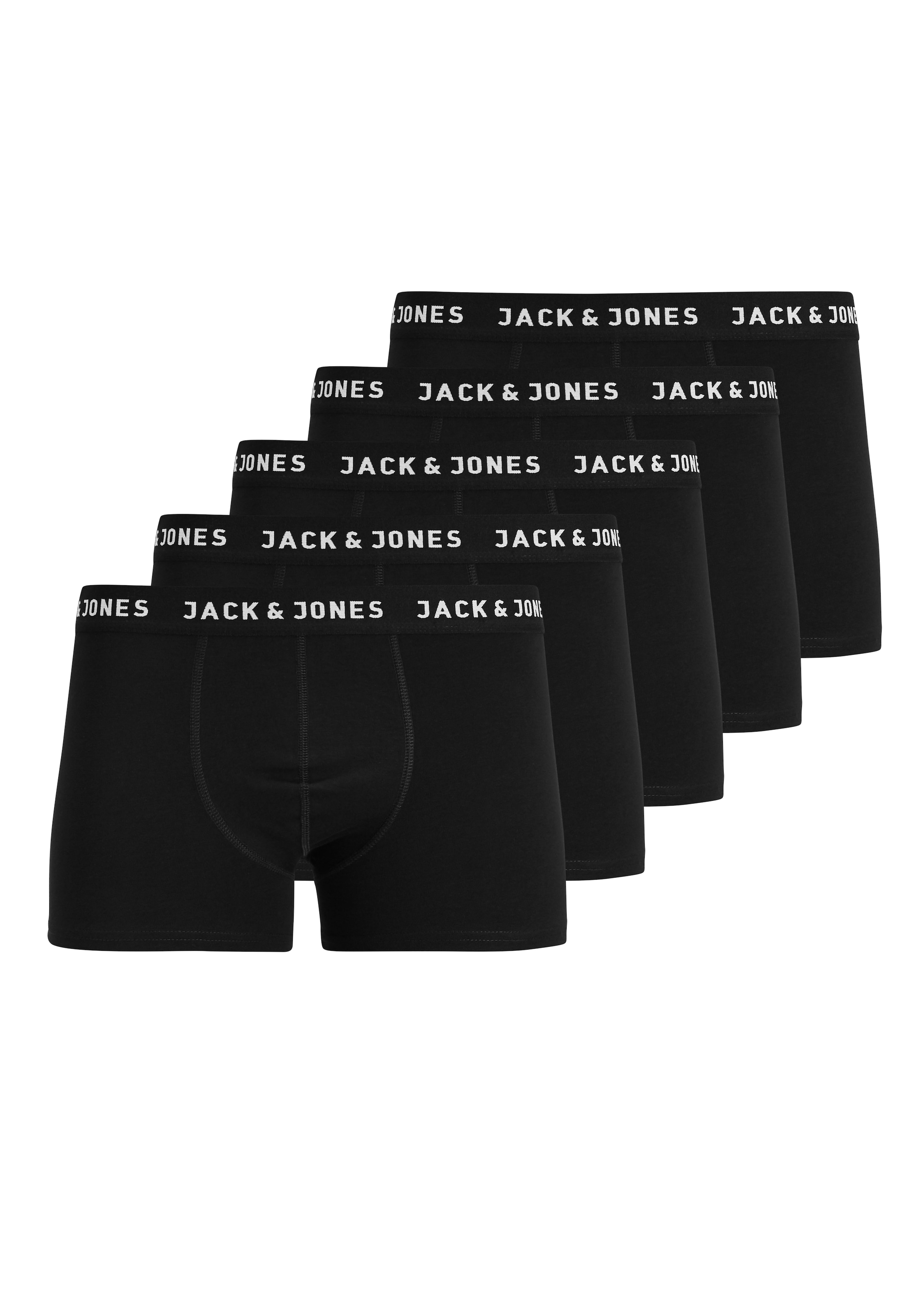 Jack & Jones Boxer, (Packung, 5 St.), mit Logobündchen