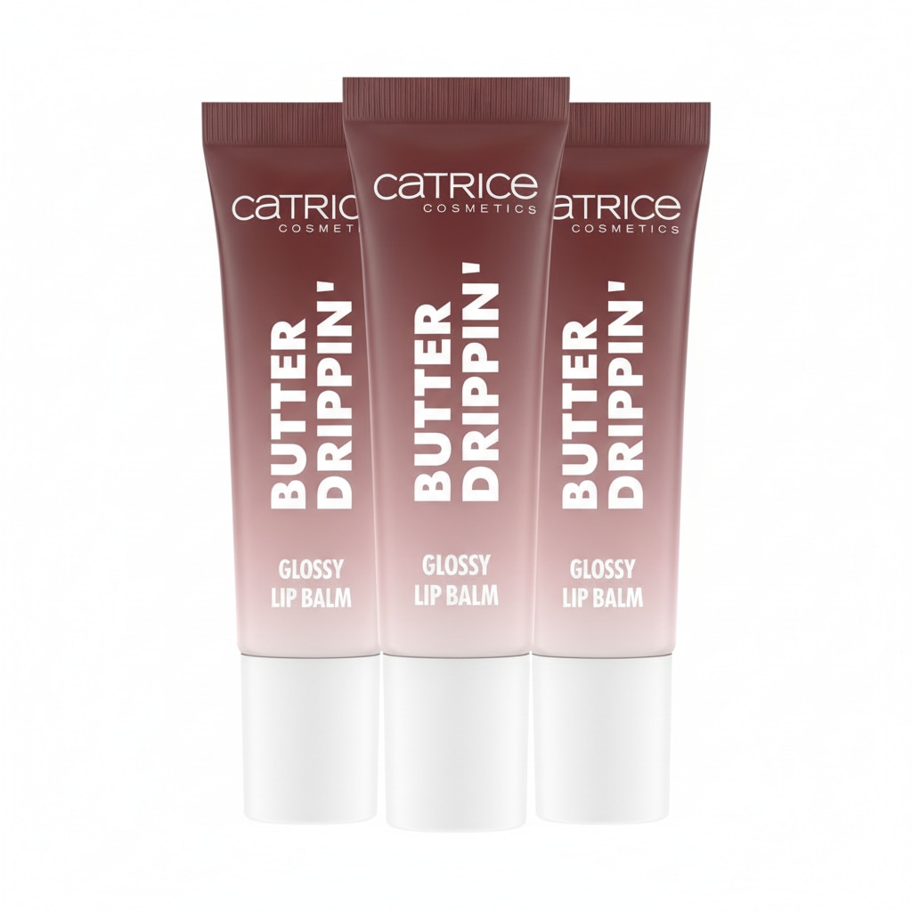 Catrice Lippenbalsam »Butter Drippin' Glossy Lip Balm« Dezenter Farbakzent, geschmeidig, hochglänzend, spendet Feuchtigkeit.