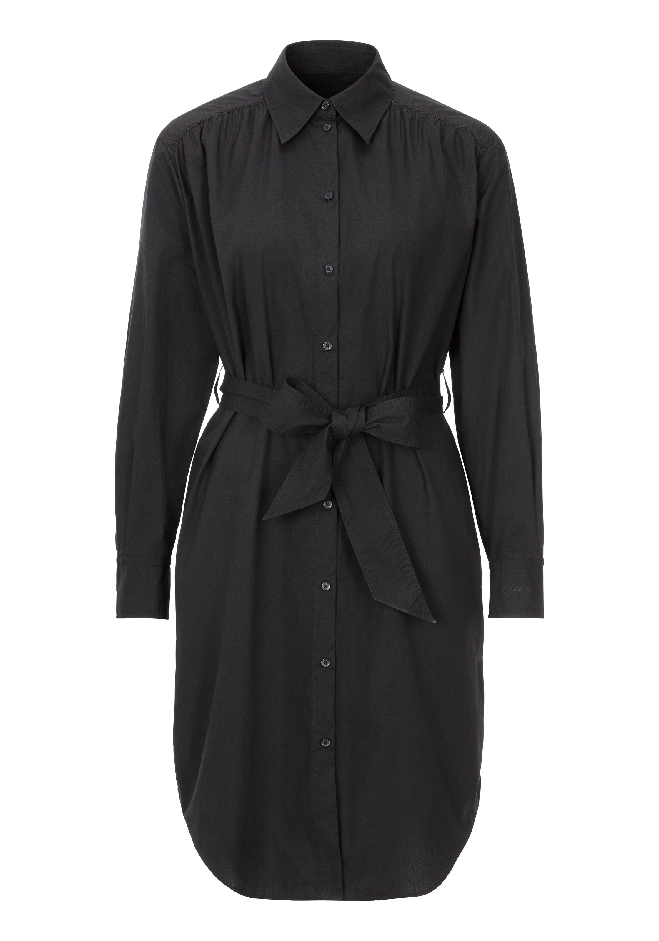 BOSS ORANGE Blusenkleid »Delegant Premium Damenmode«, mit Taillengürtel
