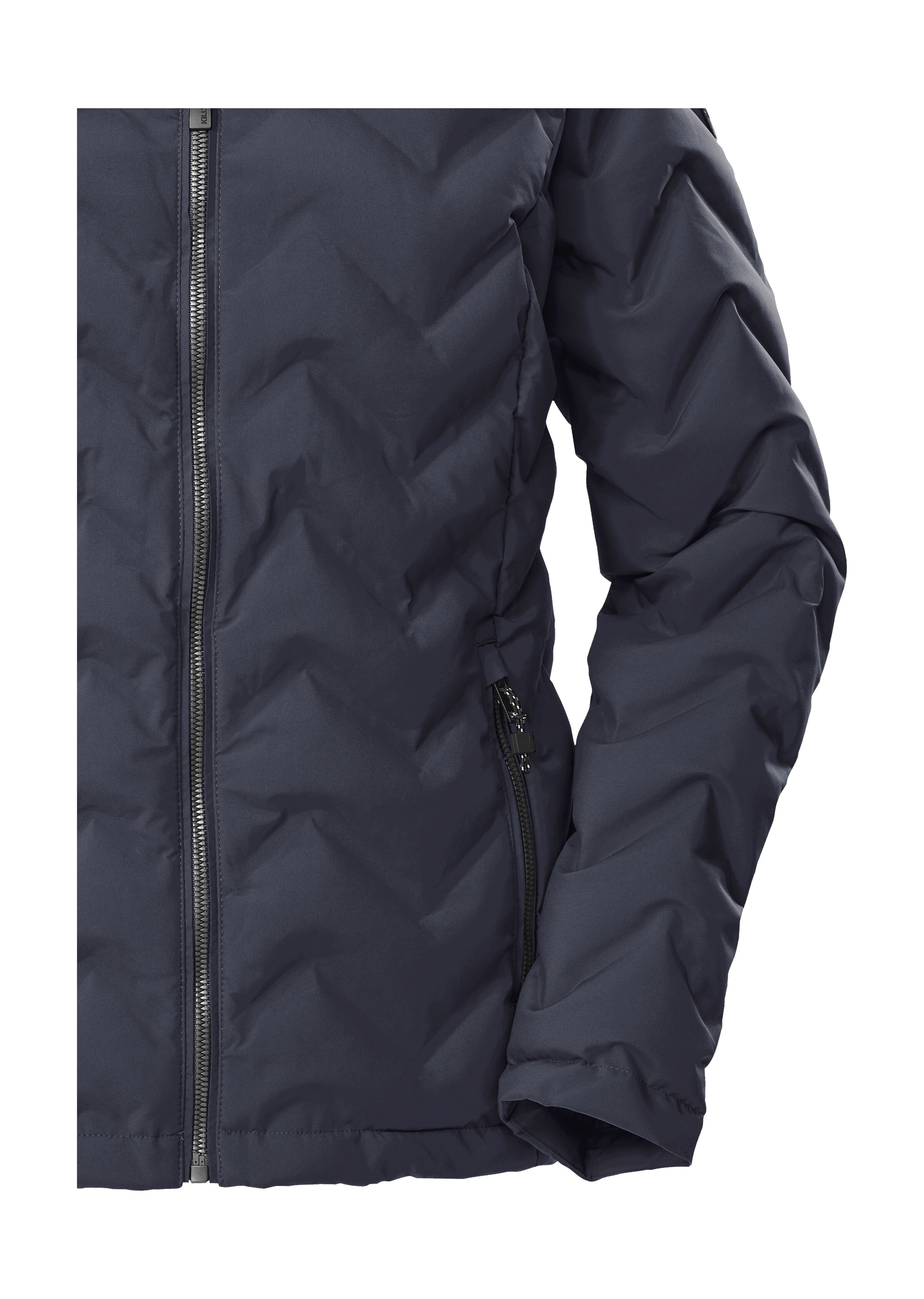 Killtec Steppjacke »KOW 23 WMN QLTD JCKT«, Wasserabweisende Damenjacke mit verstellbarer Kapuze und Taschen