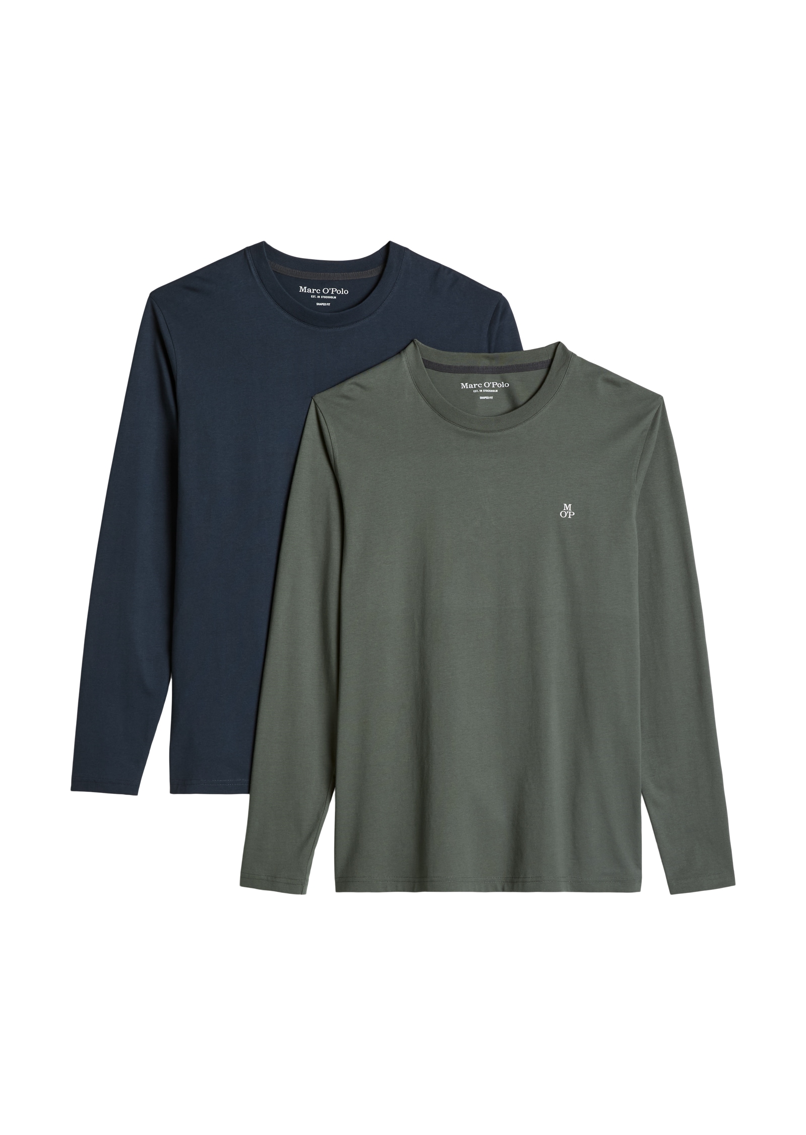 Marc O'Polo Longsleeve 2 shaped aus Bio-Baumwolle