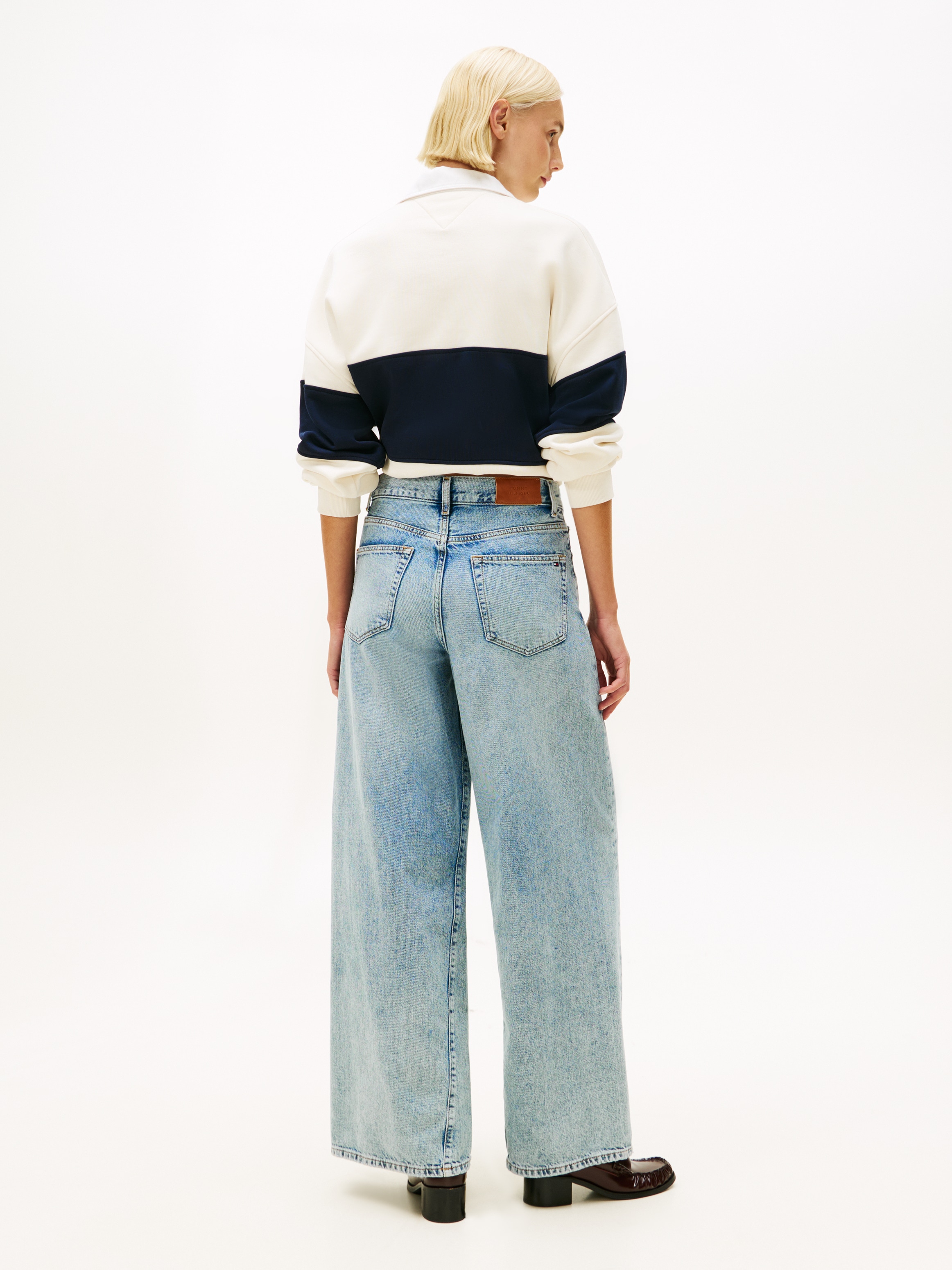 Tommy Hilfiger High-waist-Jeans »DNM 70's WIDE LEG HW«