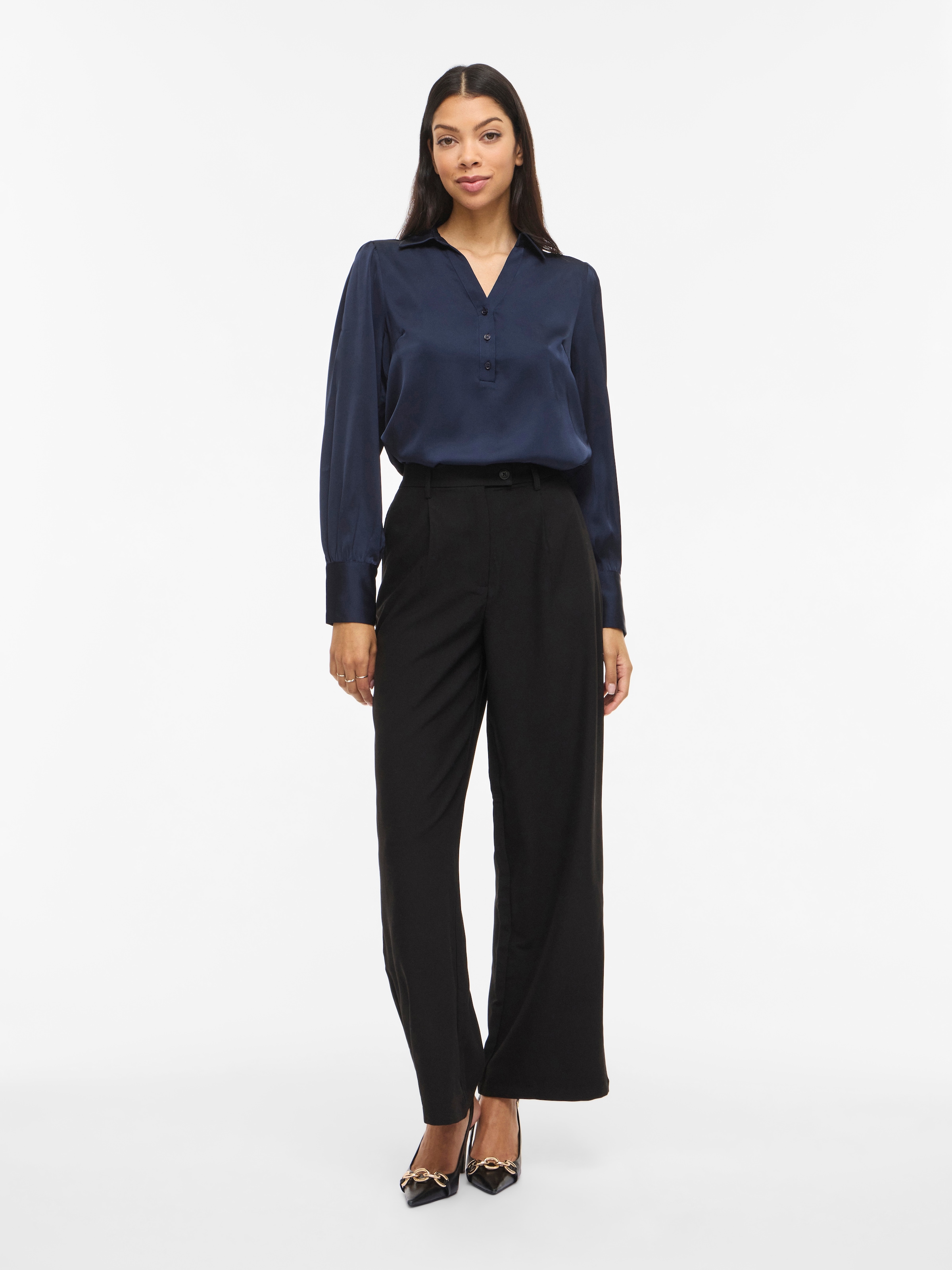 Vila Anzughose »VISIFFE HW WIDE PANTS - NOOS«