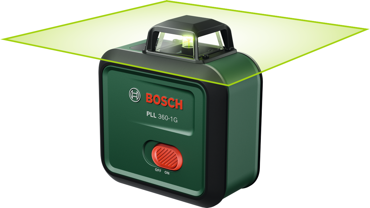 Bosch Home & Garden Linienlaser »PLL 360-1G UNI« Set,  mit Stativ und eingebautem Akku