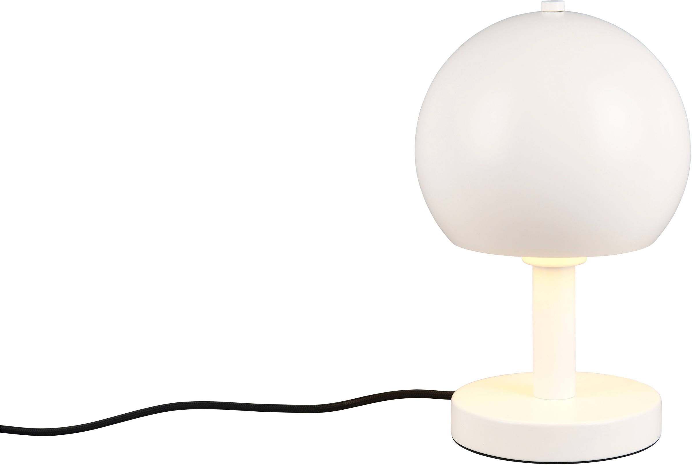 my home Schreibtischlampe »Christelle, Deko Tischleuchte mit Metallschirm Ø 18cm Höhe 29cm« E27 1 Stk. warmweiß - kaltweiß exkl 1x E27 max 10W, indirektes Licht, Lichtaustritt nur nach unten