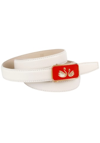 Anthoni Crown Ledergürtel, mit roter Schließe kaufen