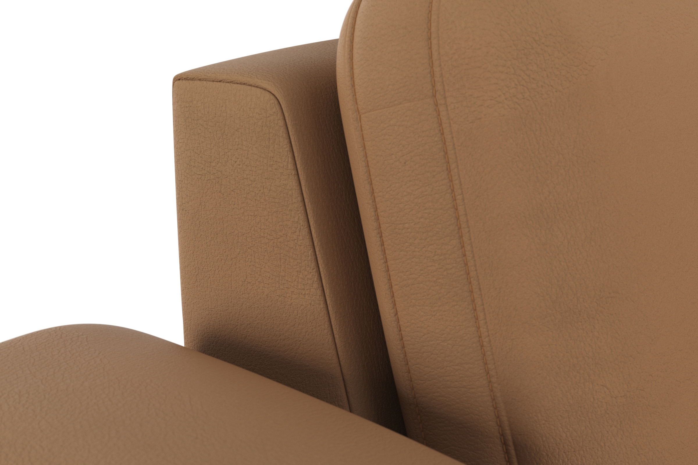 sit&more Ecksofa »Bendigo L-Form« inklusive Sitztiefenverstellung, Bodenfreiheit 15 cm, 2 Fußfarben