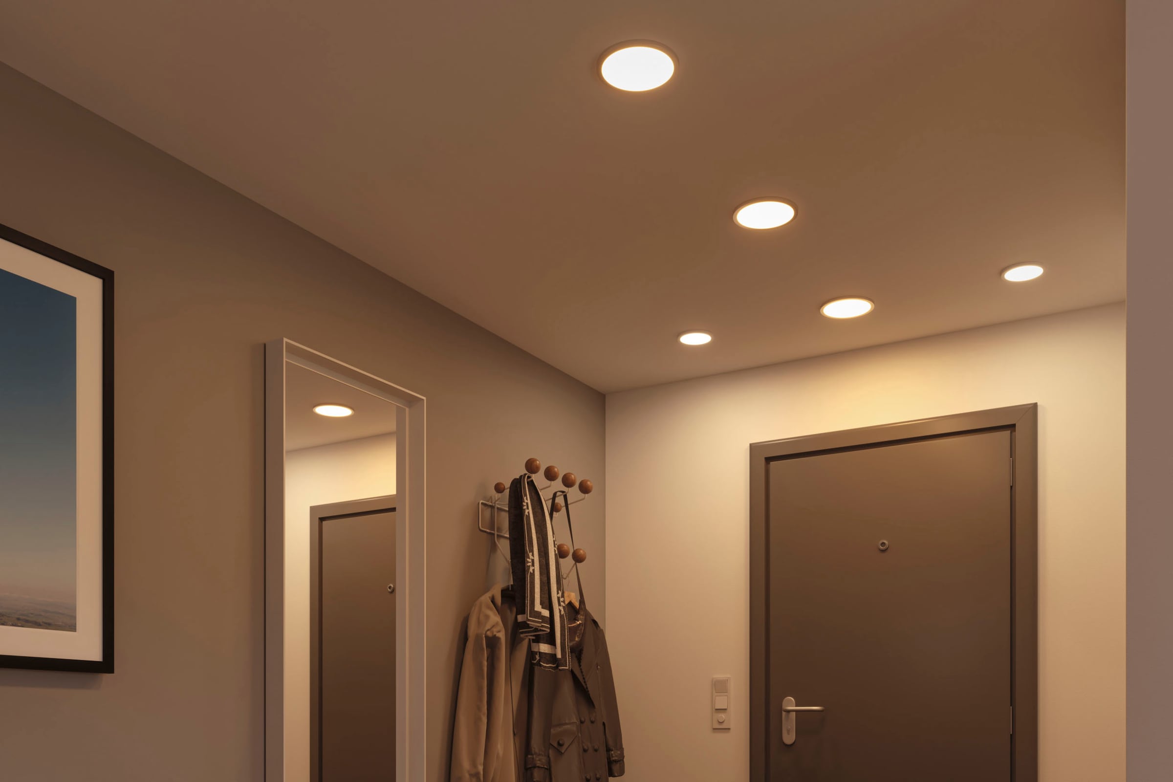 Paulmann LED Bad-Einbauleuchte »Areo«, Schutzart IP44, Ø 17,5 cm, inkl. LED Leuchtmittel