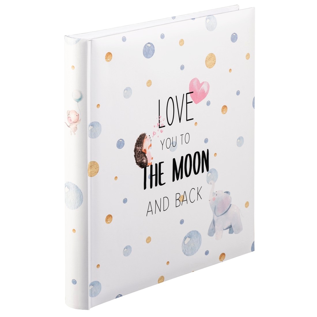 Fotoalbum »Buch Album "To The Moon", 29x32 cm, 60 weiße Seiten, Liebe, 300 Fotos«