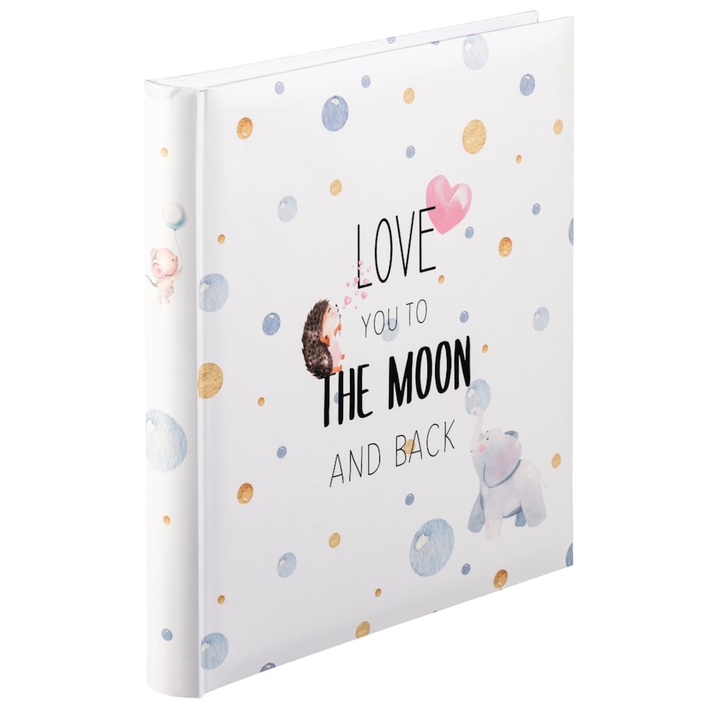 Hama Fotoalbum »Buch Album "To The Moon", 29x32 cm, 60 weiße Seiten, Liebe, 300 Fotos«