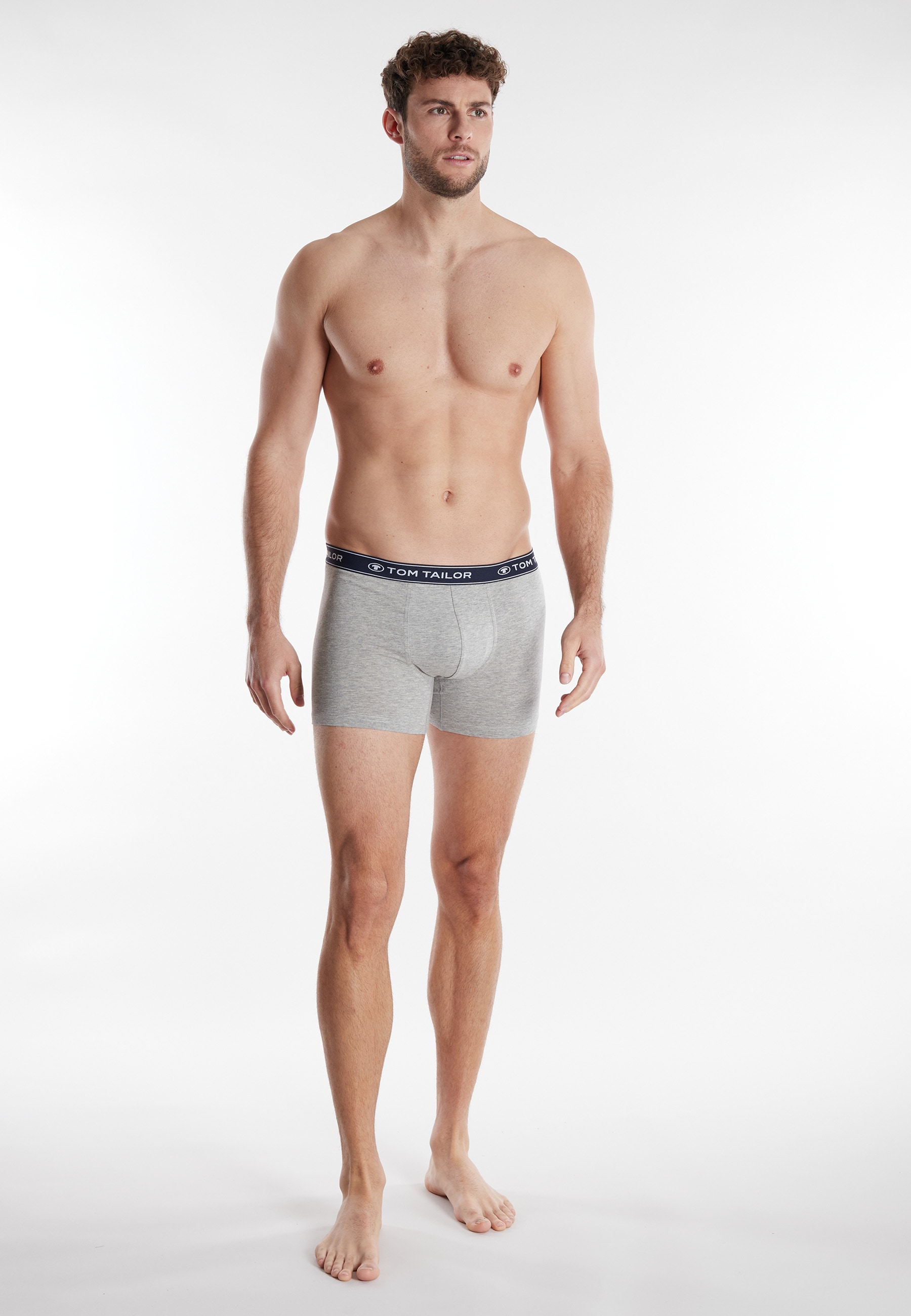 TOM TAILOR Boxershorts »Buffer«, (3er Pack), mit perfekter Passform für jeden Tag