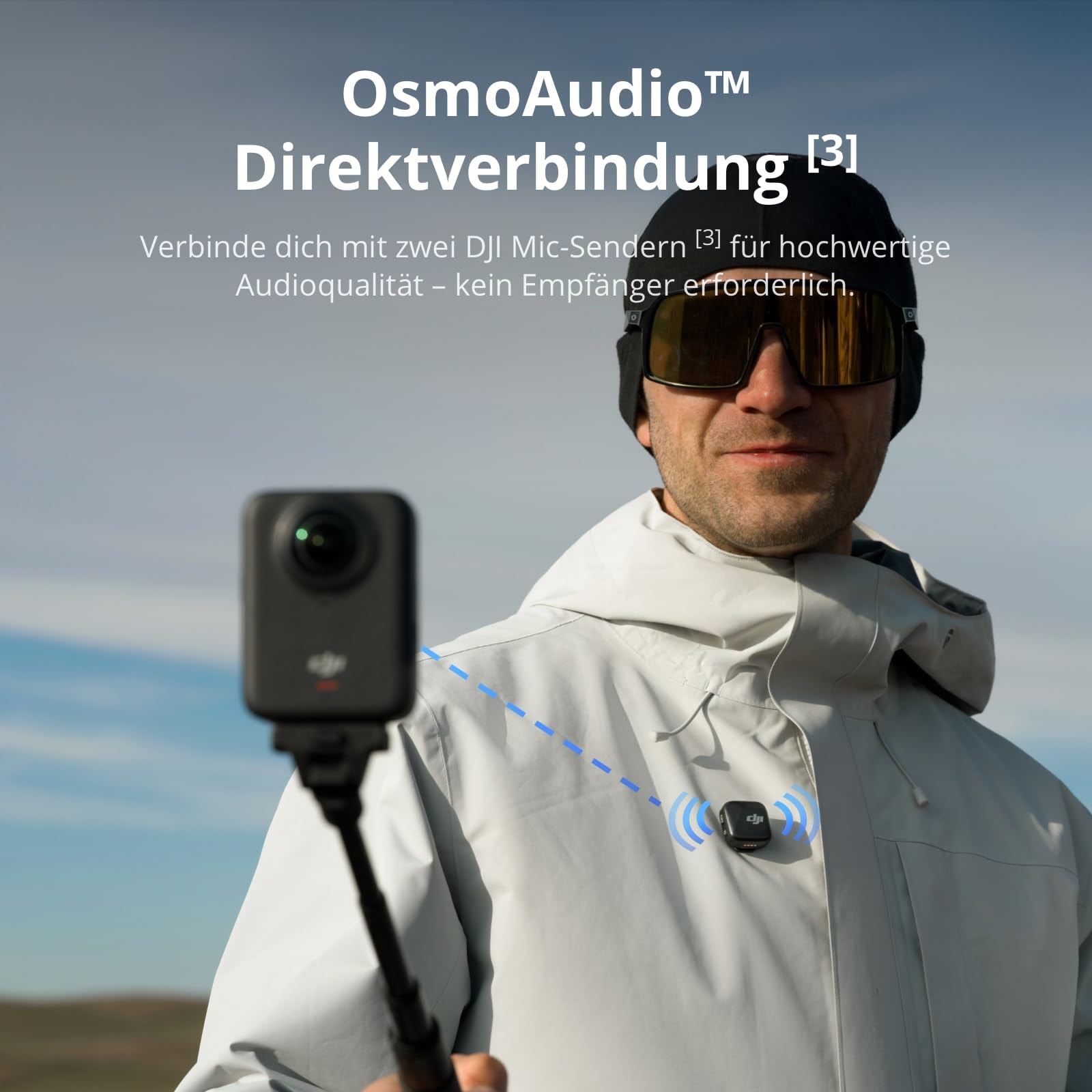 DJI Action Cam »Osmo 360 Standard Combo« 8K Bluetooth 360°-Kamera