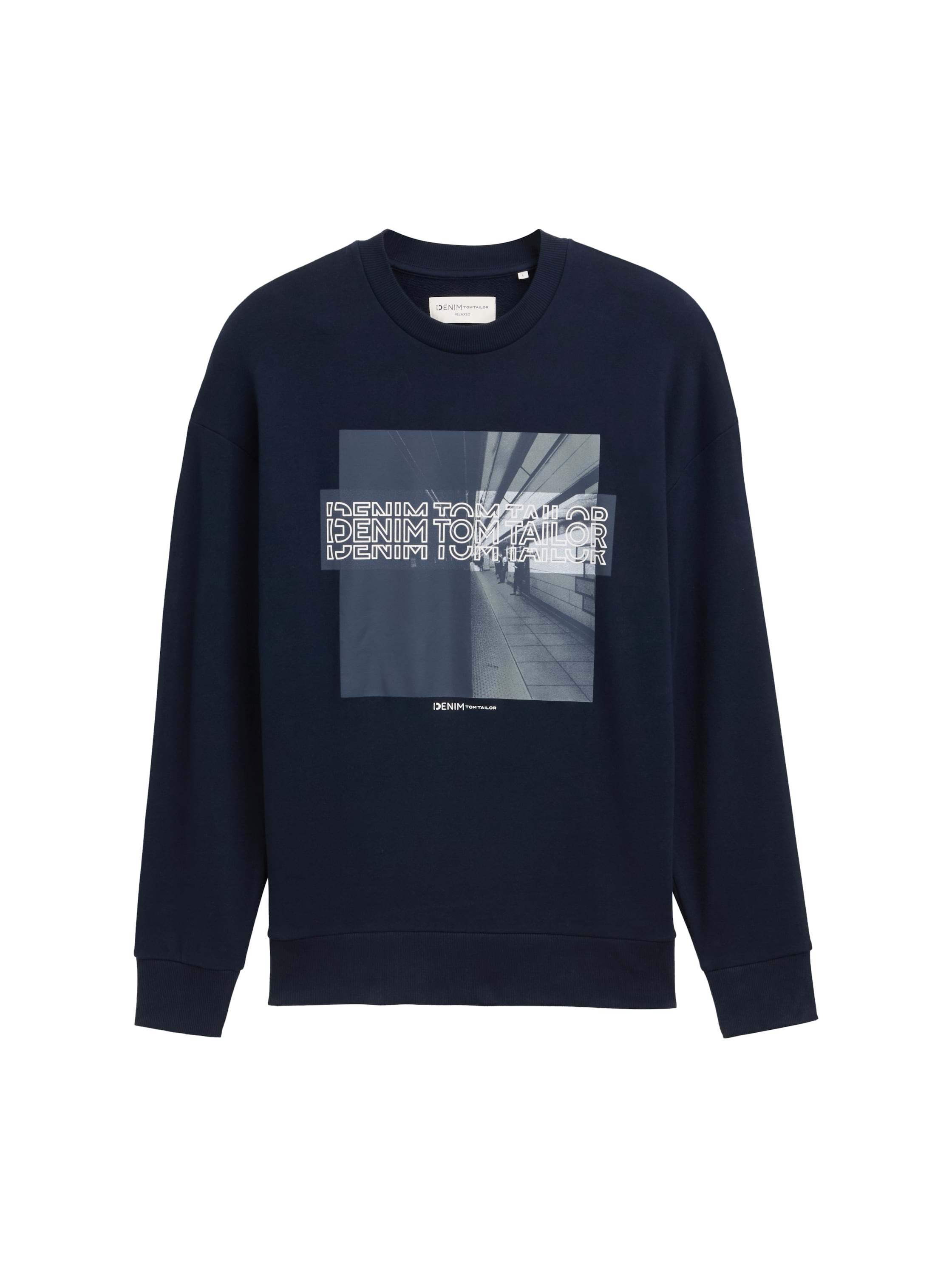 TOM TAILOR Denim Sweatshirt, mit Frontprint