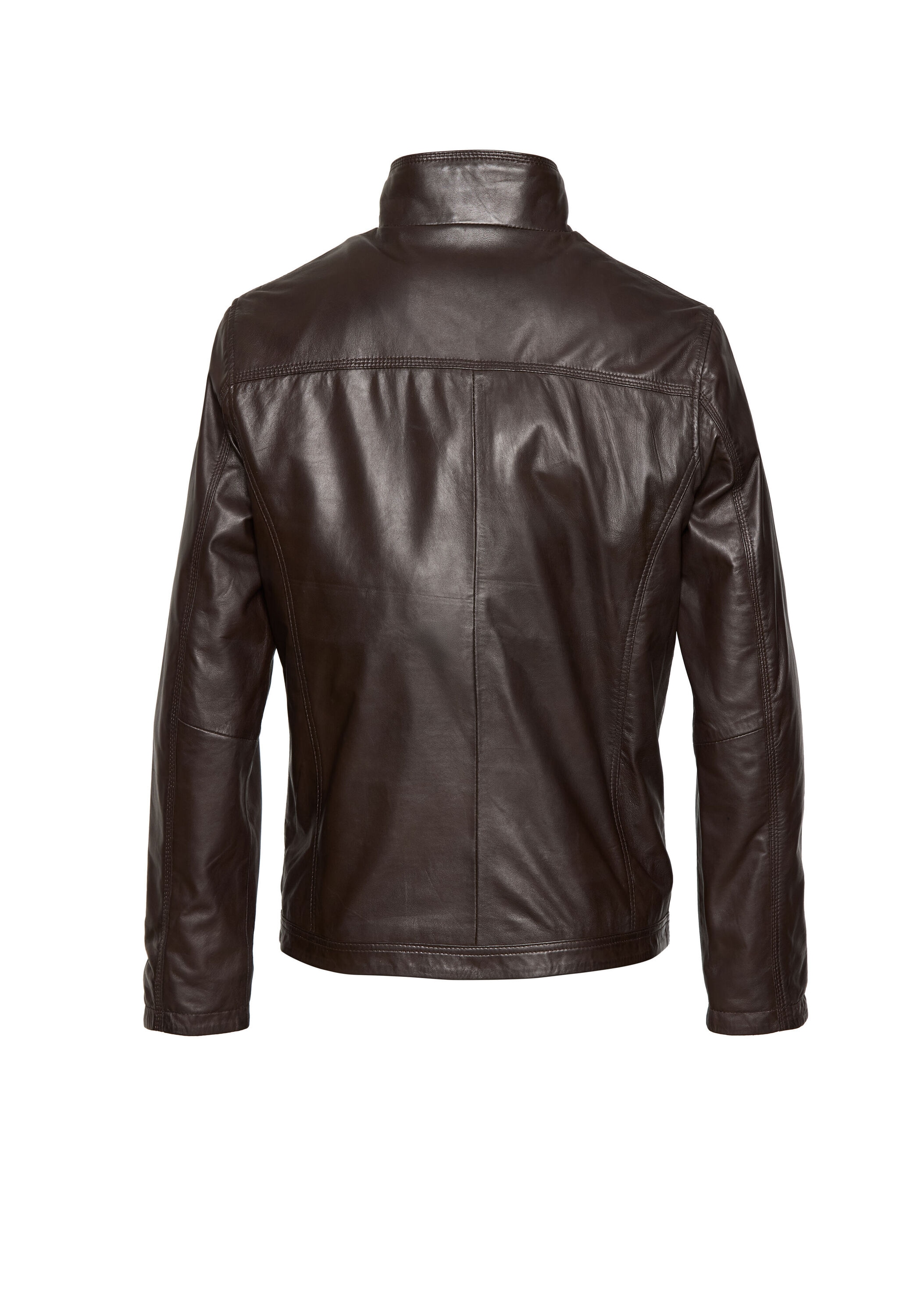 bugatti Lederjacke »BUTOTO« ohne Kapuze in Regular Fit