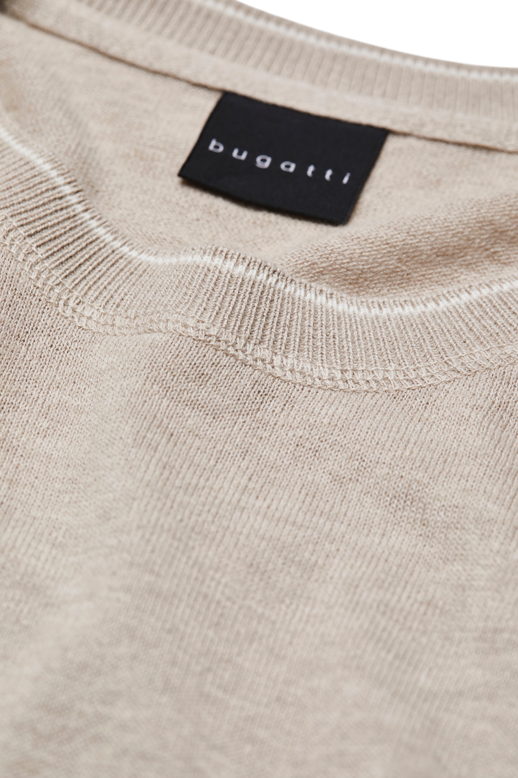 bugatti T-Shirt, mit Kontraststreifen