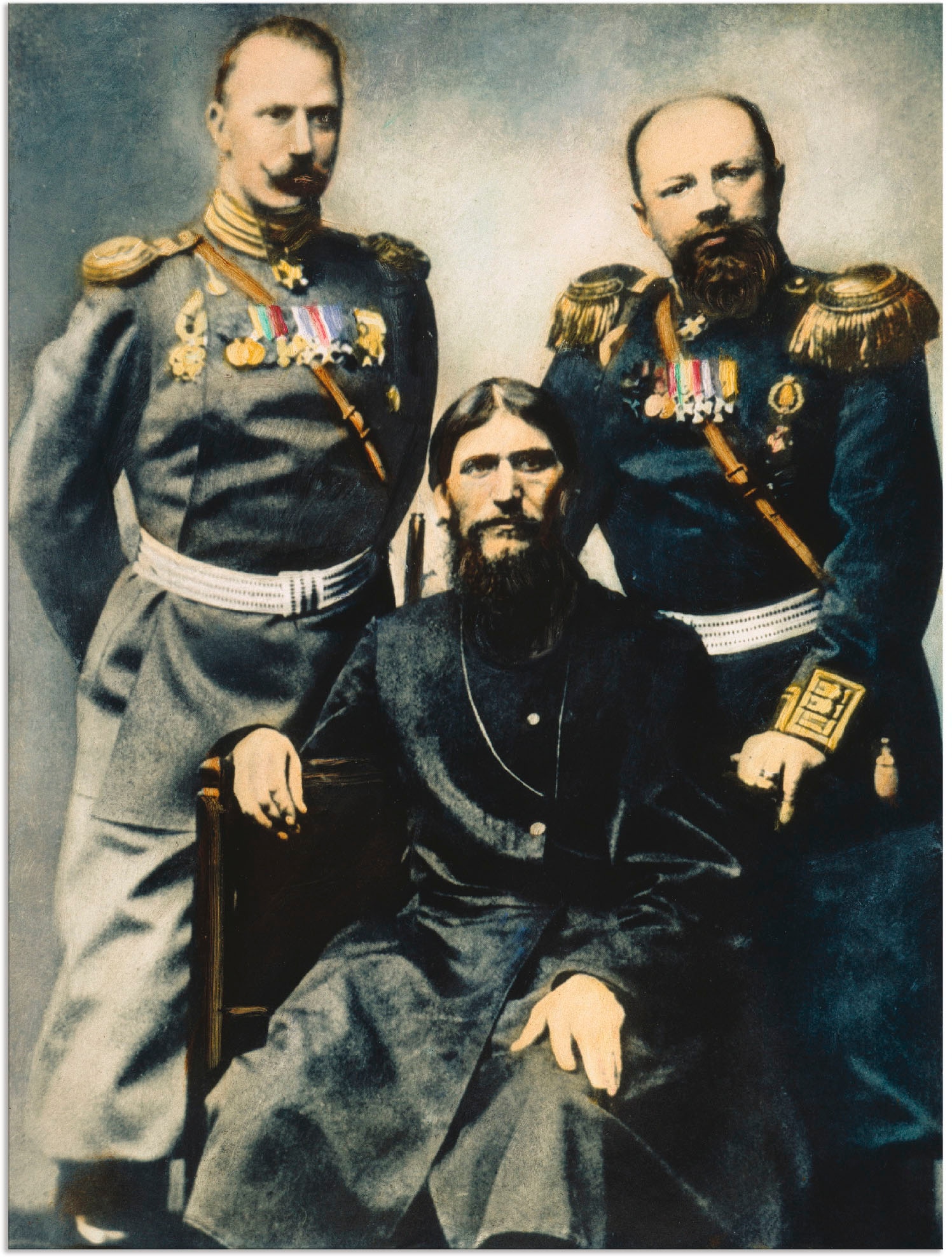 Artland Alu-Dibond-Druck »Rasputin, Russischer Mönch«, Menschen, (1 St.), für Innen- und Außenbereich geeignet, Outdoorbild