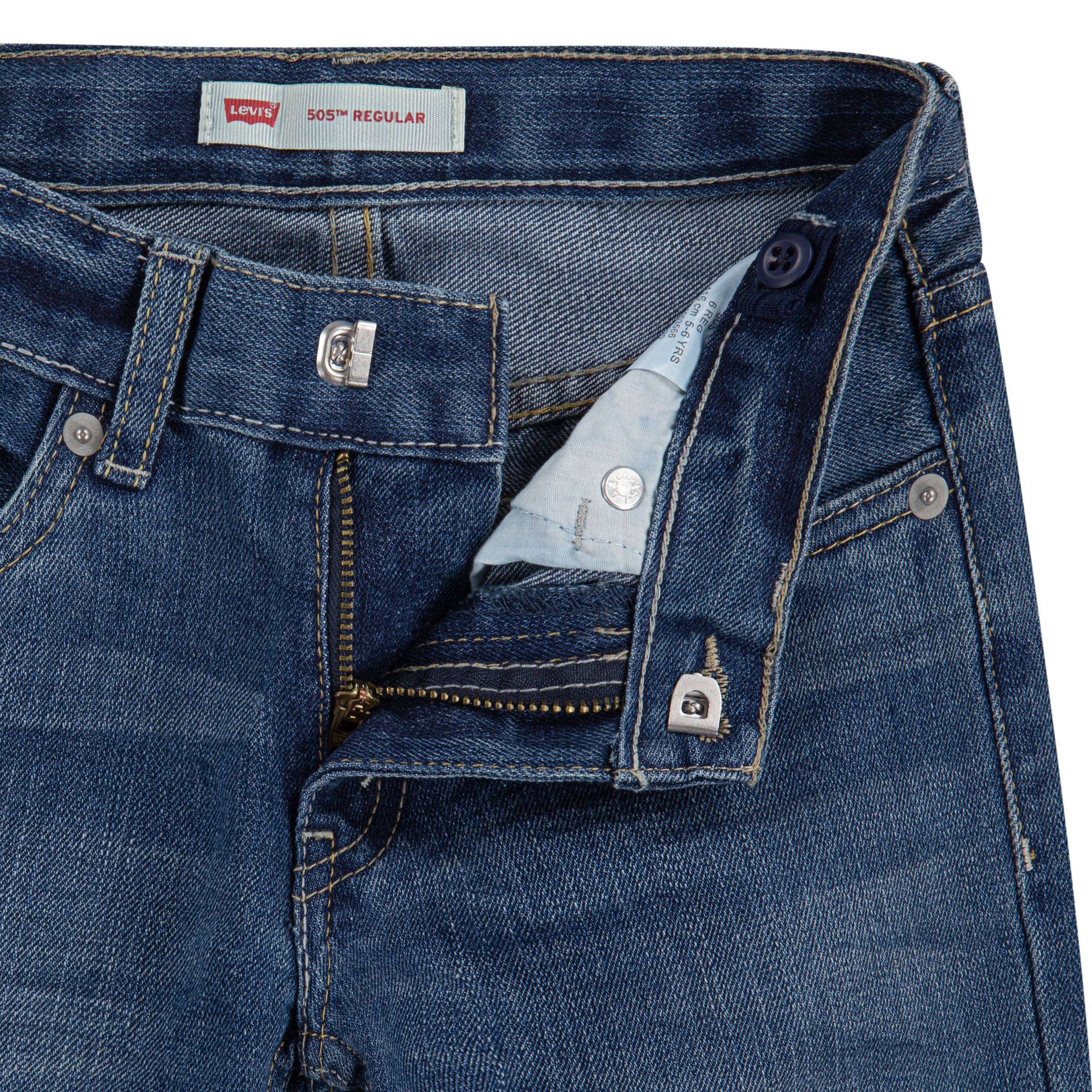 Levi's® Kids Regular-fit-Jeans »LVB 505 REGULAR FIT JEAN« im Five-Pocket Style